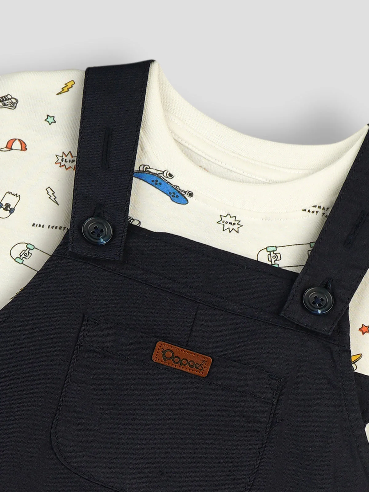 Popees Stylish & Comfy Dungaree Set (1-8 Years) for Boys - Image 3