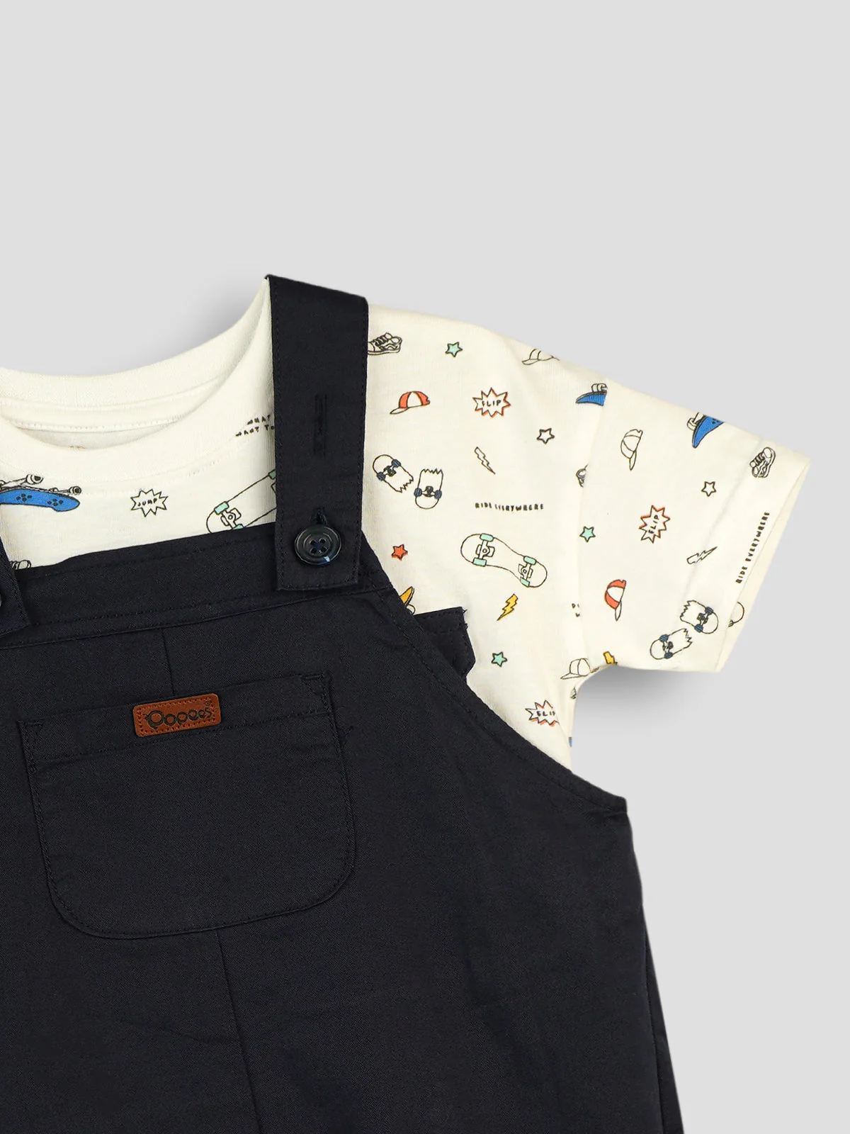 Popees Stylish & Comfy Dungaree Set (1-8 Years) for Boys - Image 4