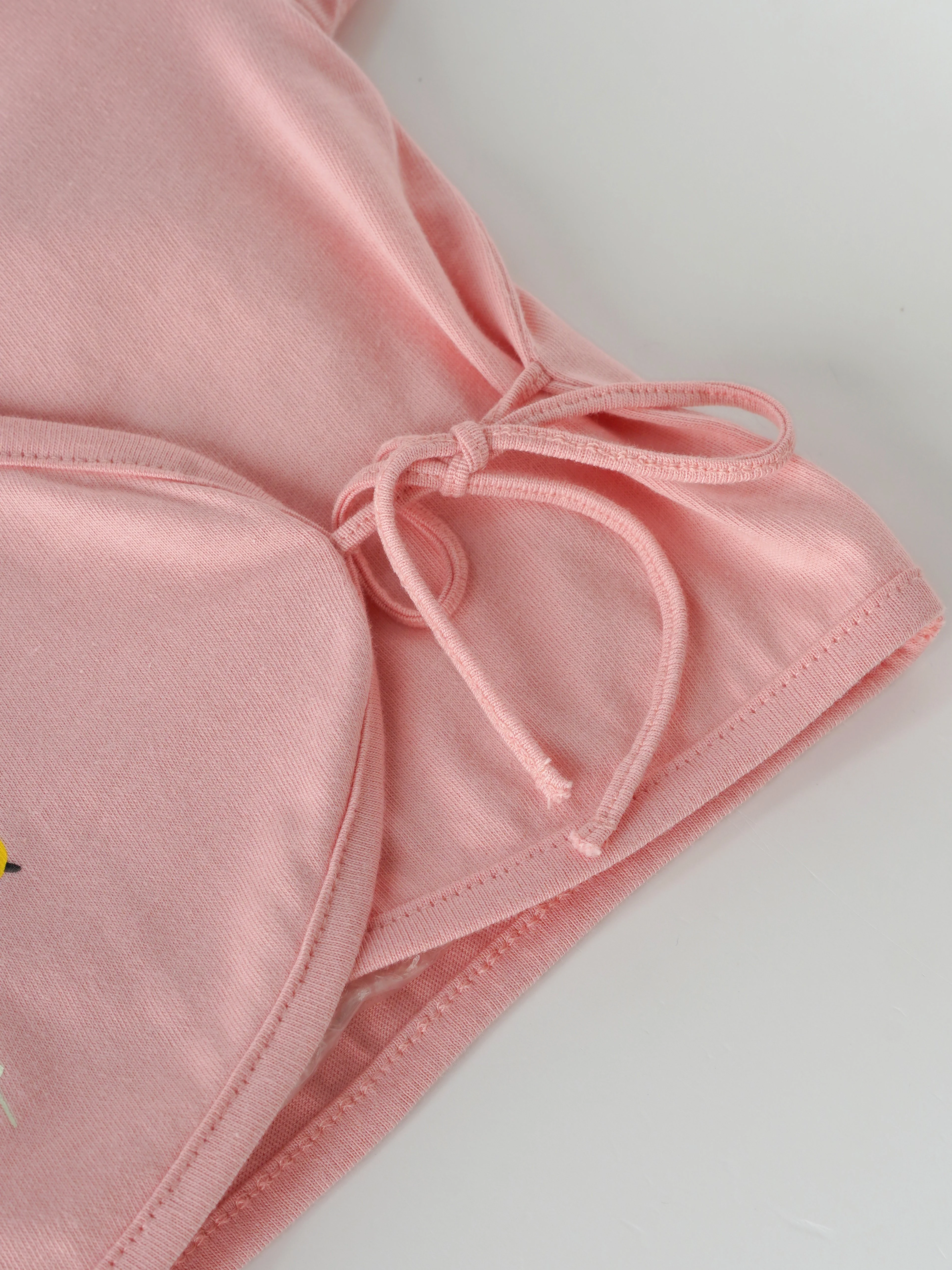 Popees Side Tie Jhabla Top (0–6 Months) for Newborn Girls - Image 4