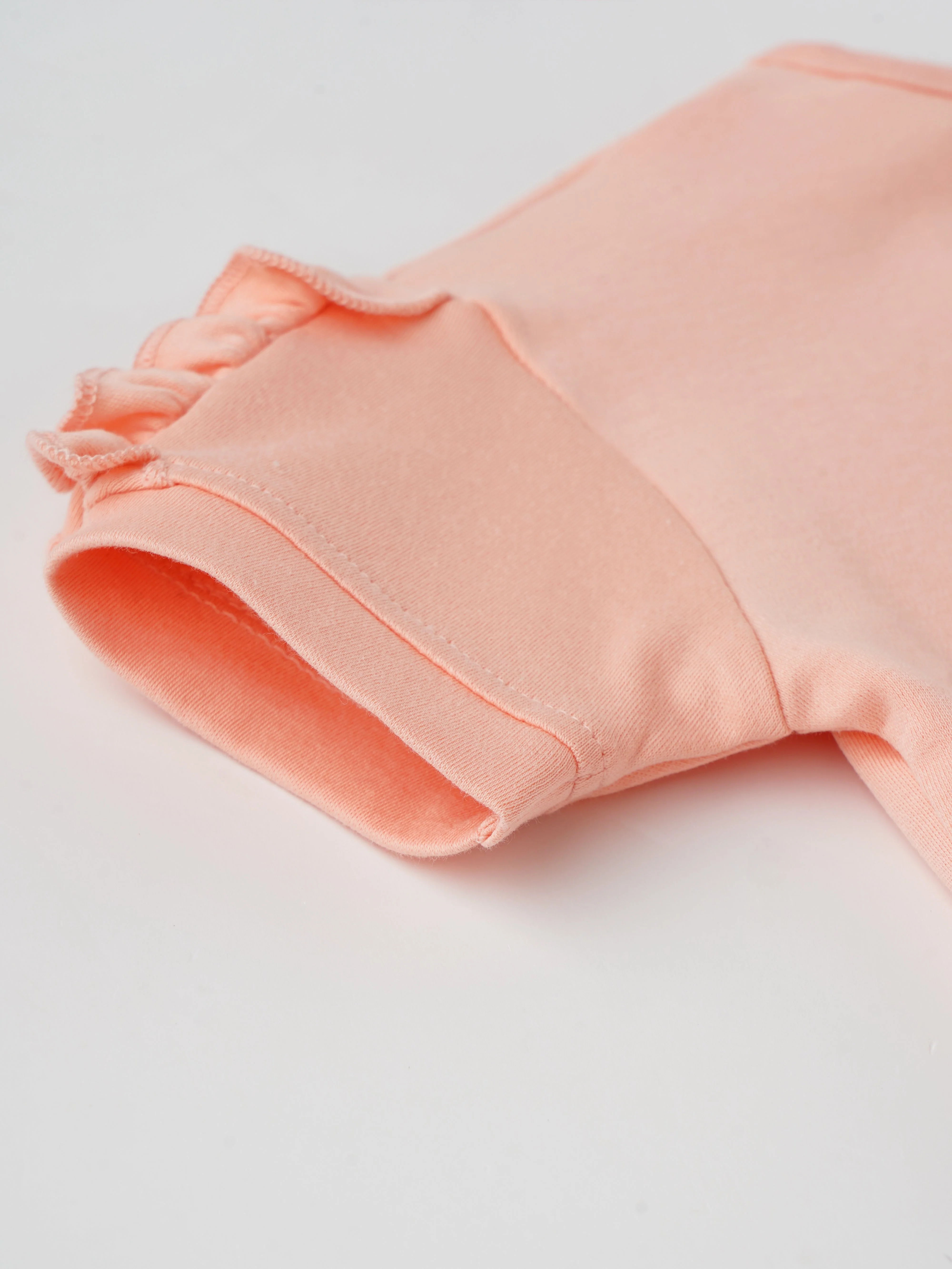 Popees Half-Sleeved Embroidered Top (3–36 Months) Cute & Adorable Style for Girls - Image 4
