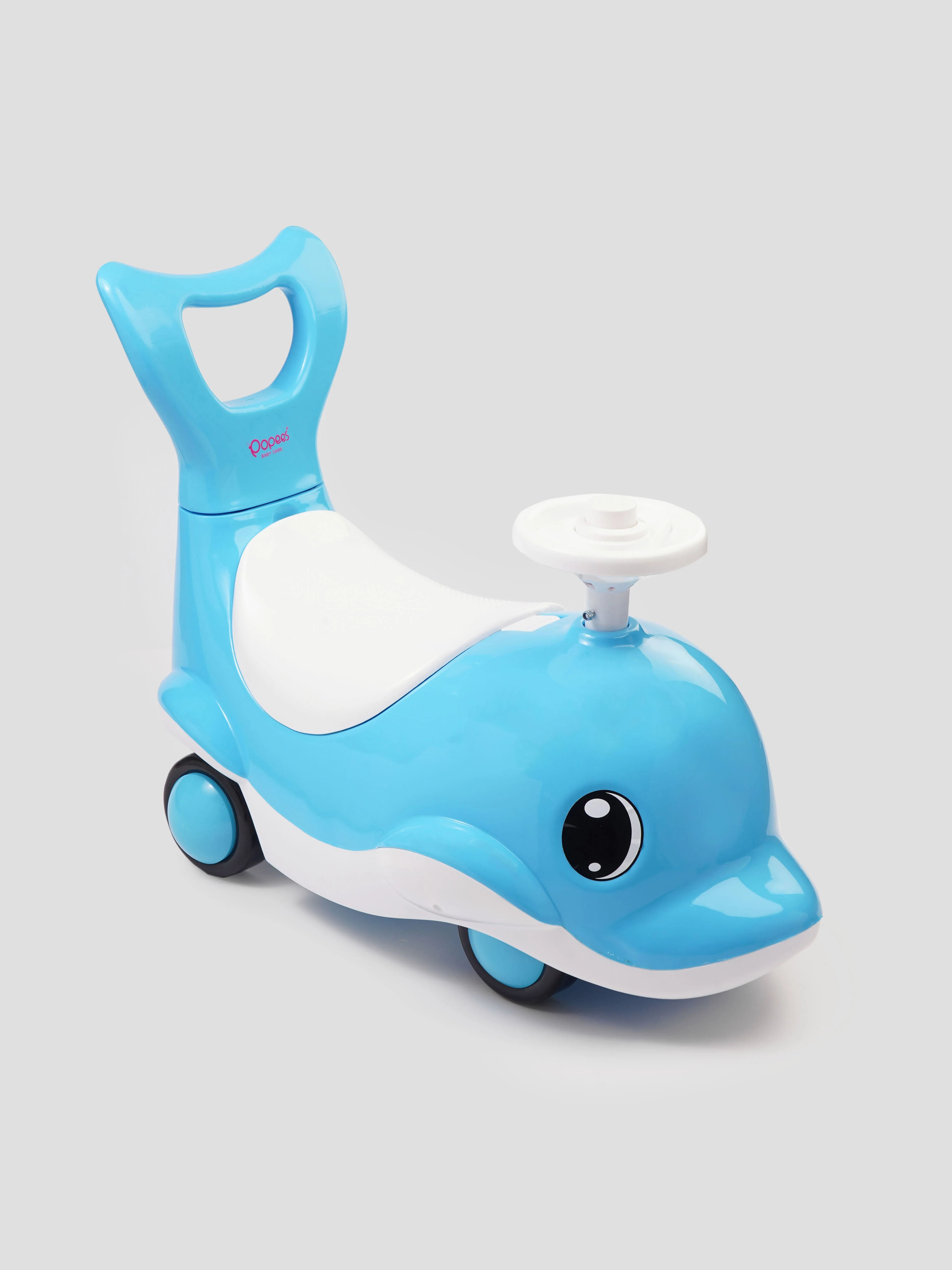 Manual Push Dolphin Ride-On Toy for Kids - Image 4