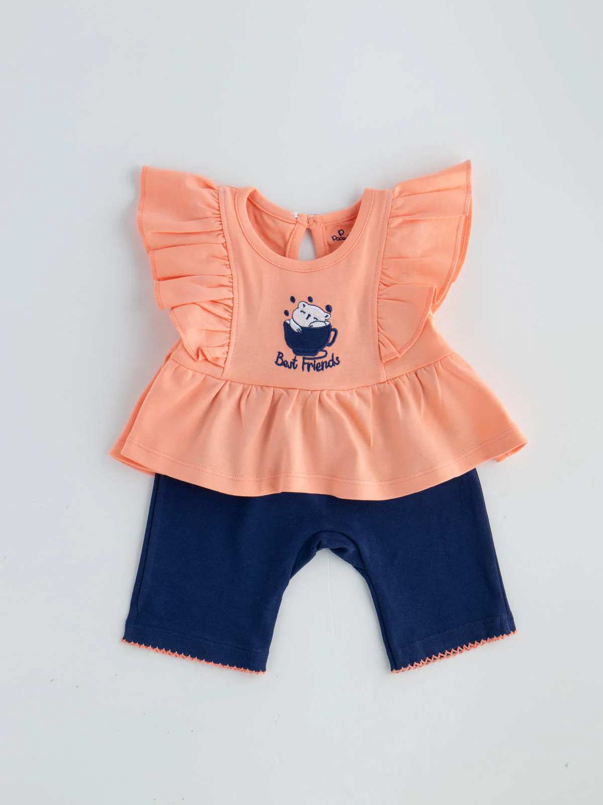 Popees Fashionable Top And Pants Co-ord Set for Girls (3-18 Months)