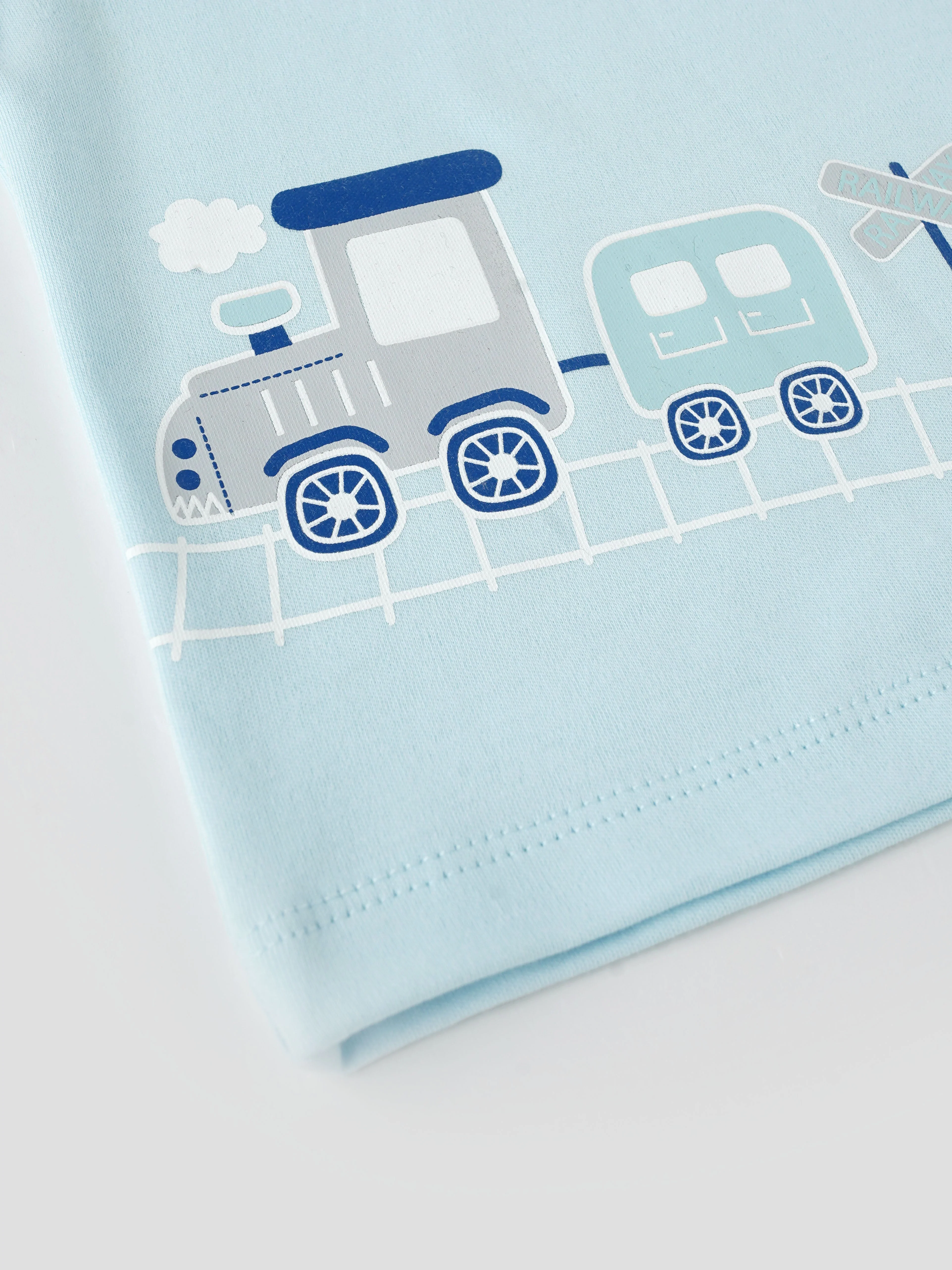 Popees Half Sleeve Printed T-shirt (0-9 Months) for boys - Image 3