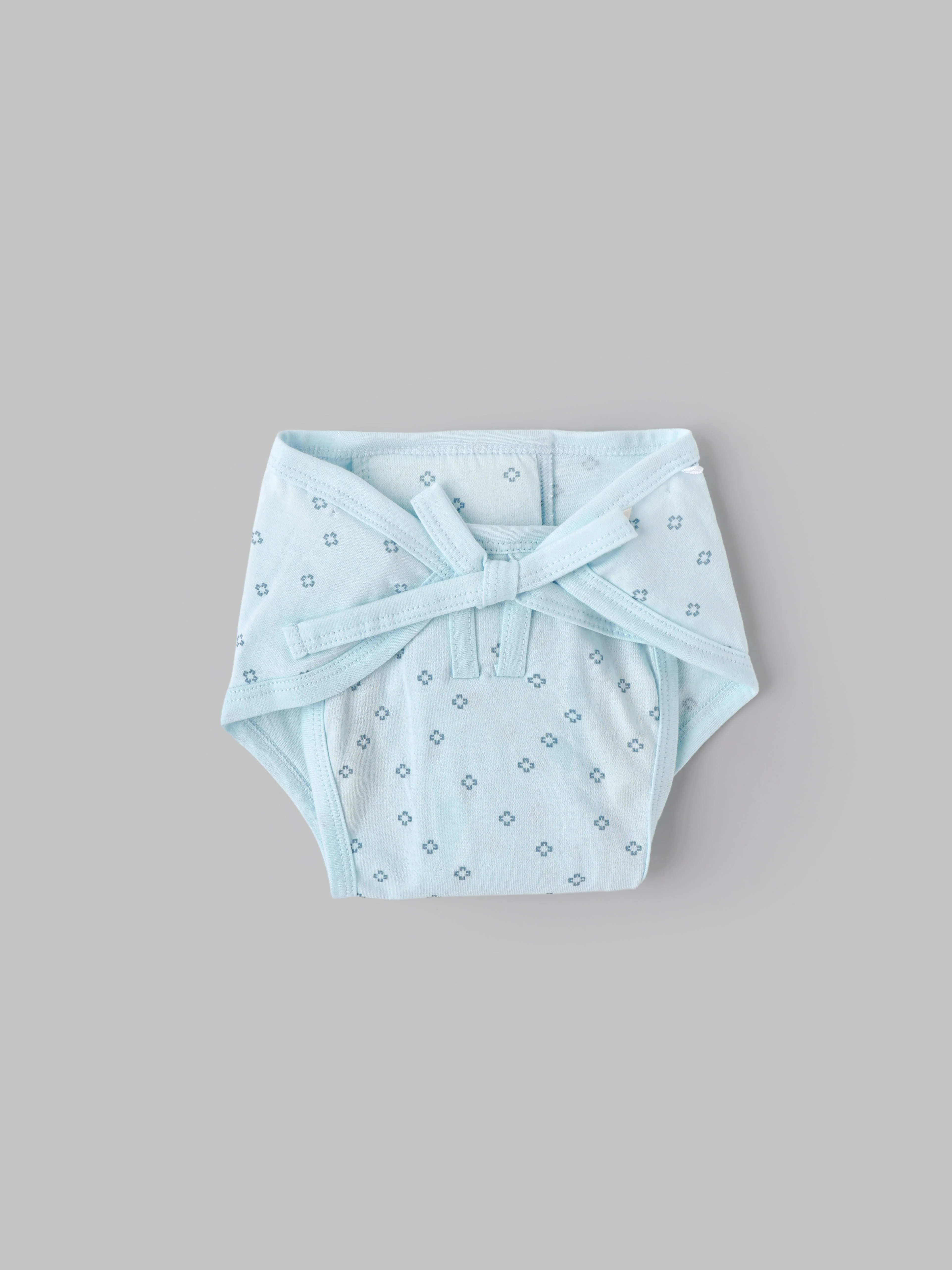 Popees Baby Printed Soft Nappy Set Pack of 2 (Newborn 0–1M) - Image 3