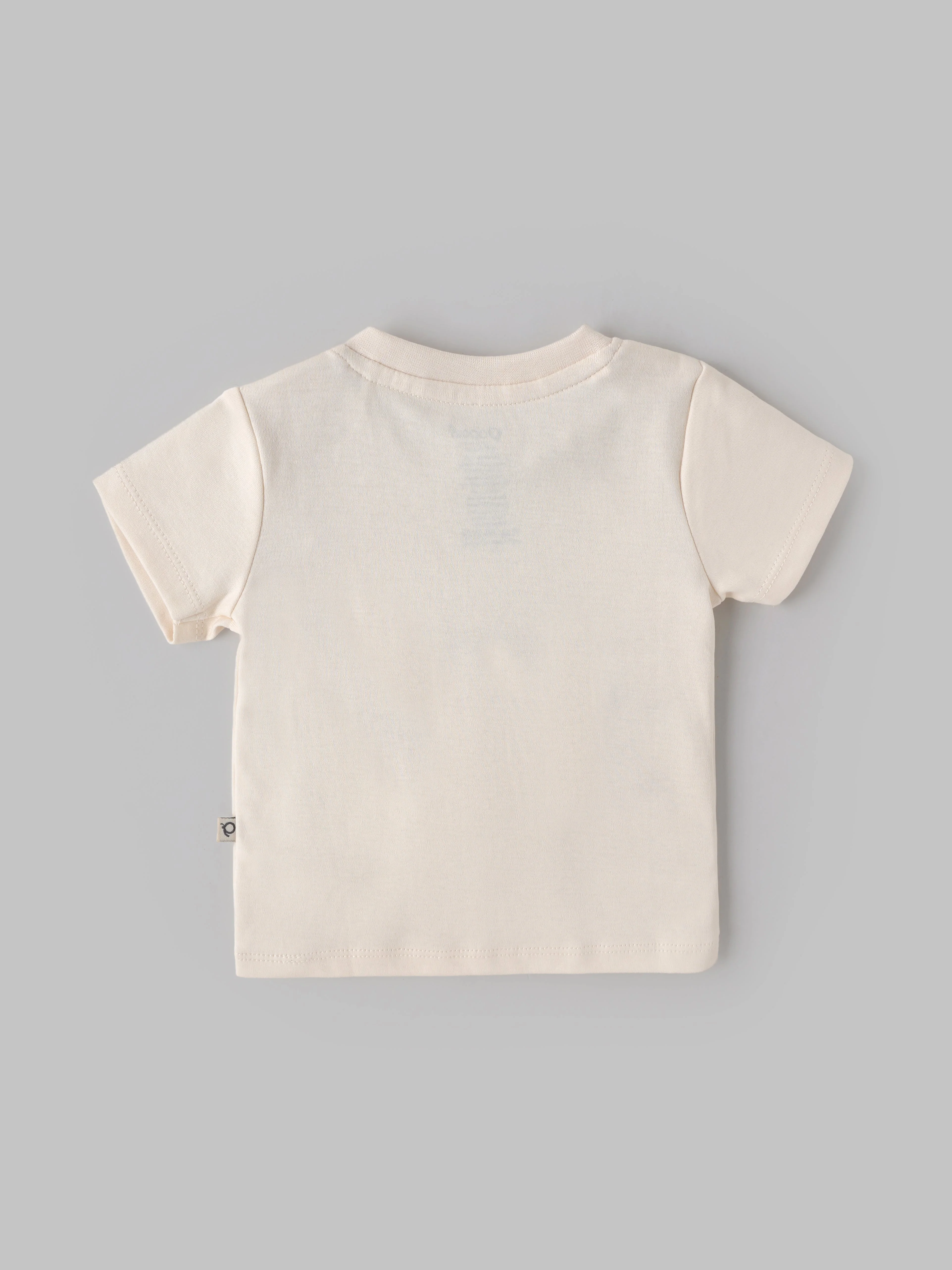 Popees Baby Boy Cotton Graphic T-Shirt “Let’s Go” Soft Breathable Tee (3M–36M) - Image 2