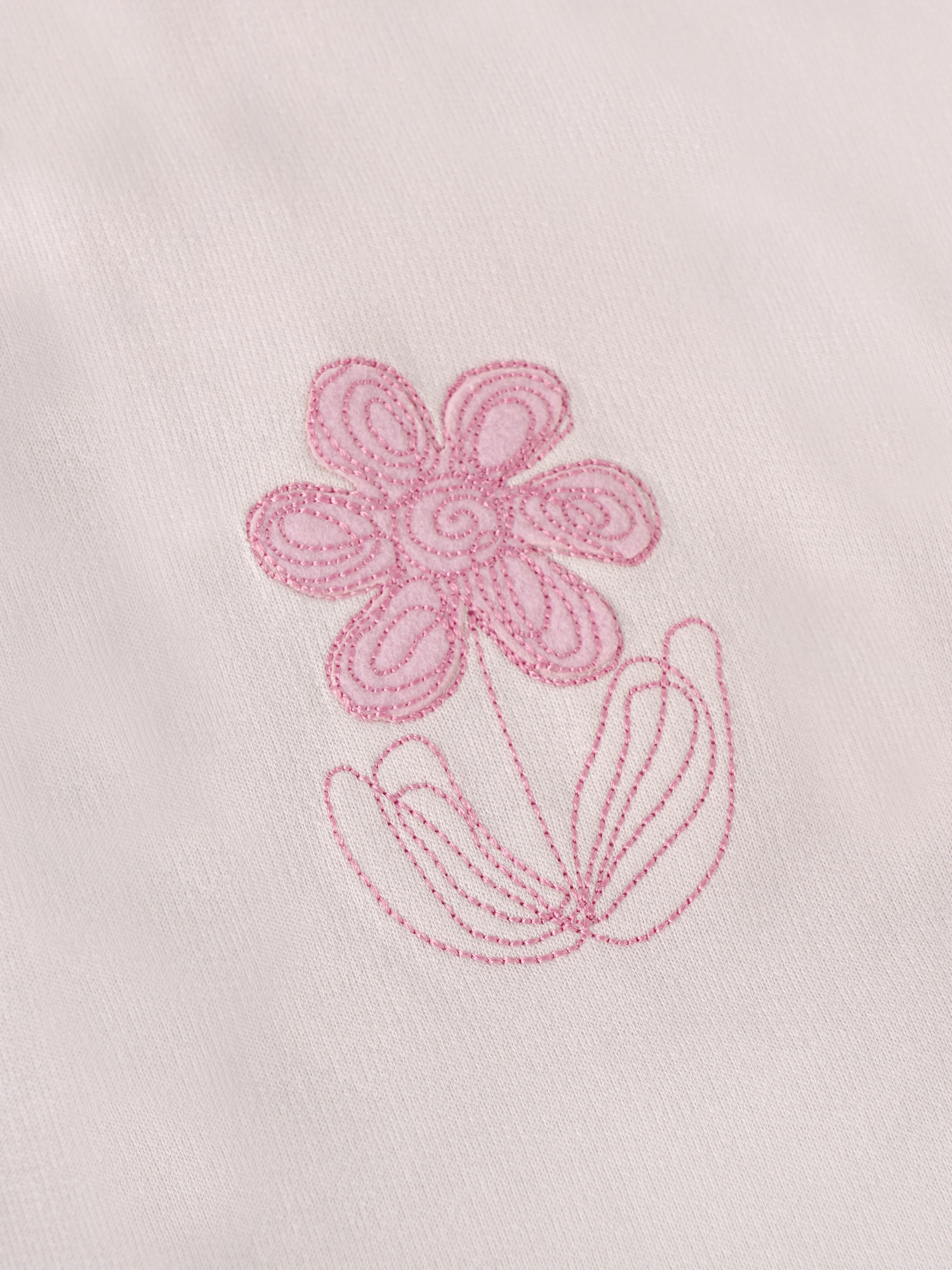 Popees Baby Girls Cotton Top & Pants Set | Light Pink | Embroidered Design | Soft & Comfortable | 3–24 Months - Image 4