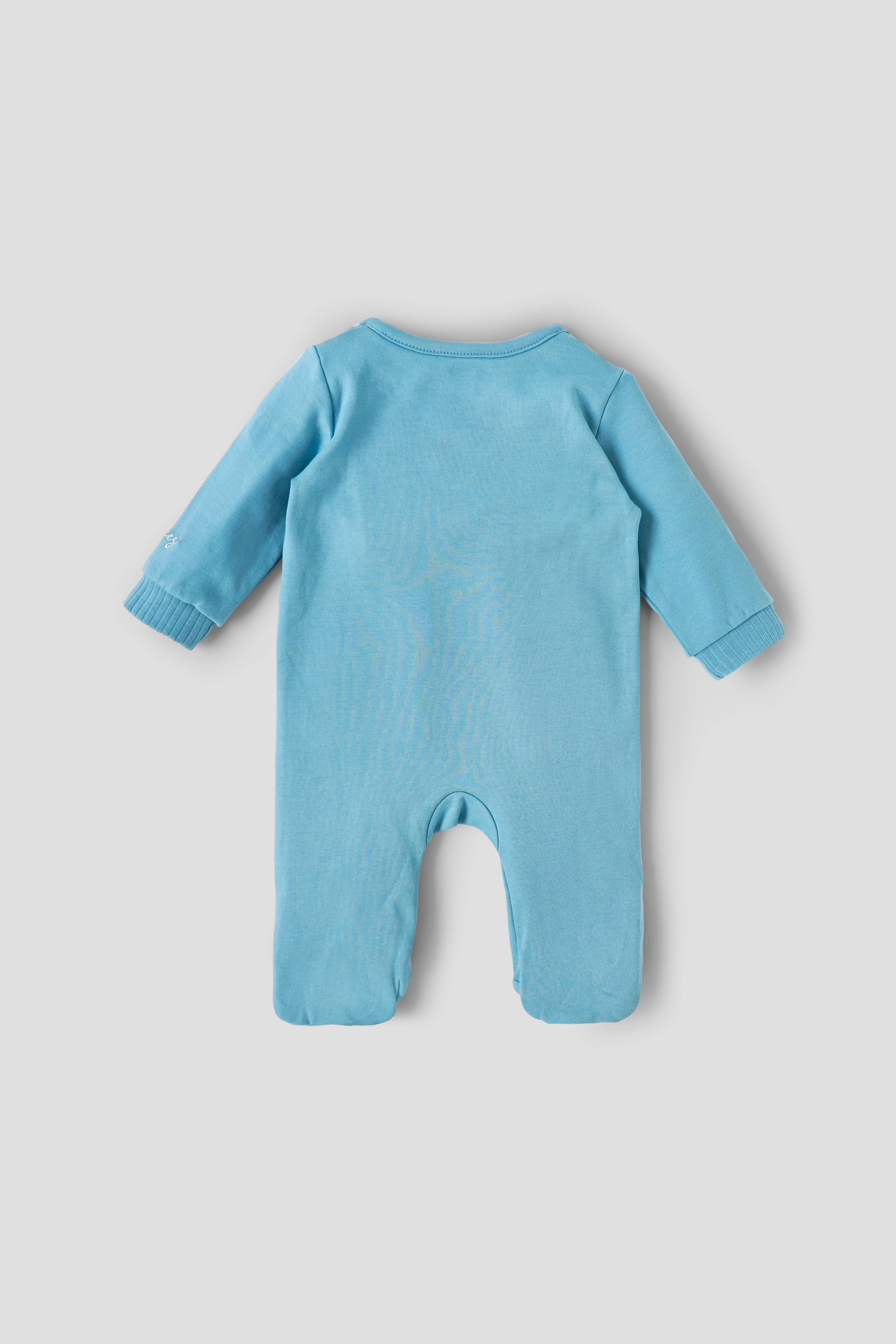 Popees Baby Boys Cotton Full Sleeve Footed Bodysuit Romper| Tiny Baby, NewBorn- 6 Months - Image 2