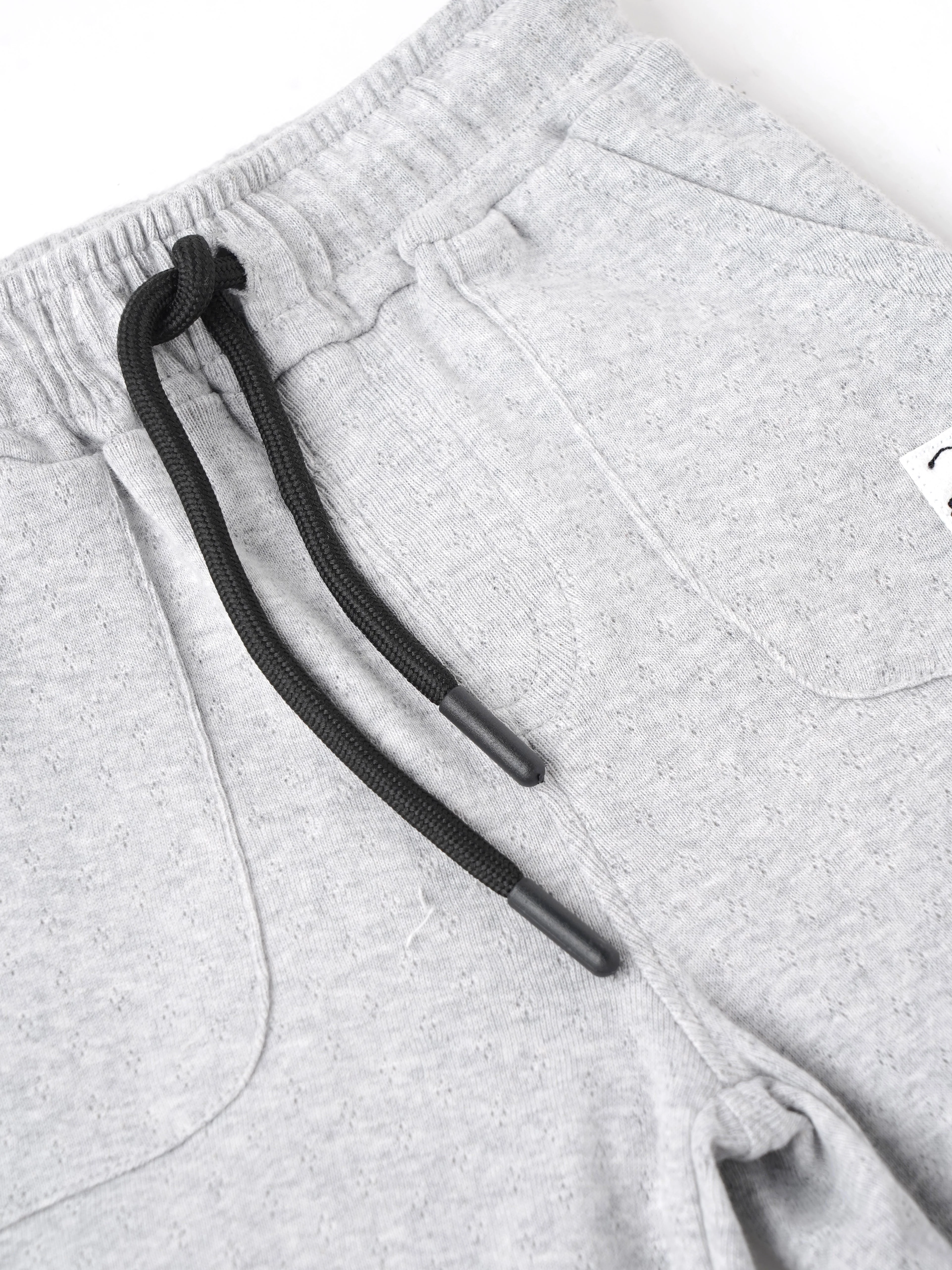 Popees Baby Boys Cotton Jogger Pants| Grey| 9 Months To 4 Years - Image 3