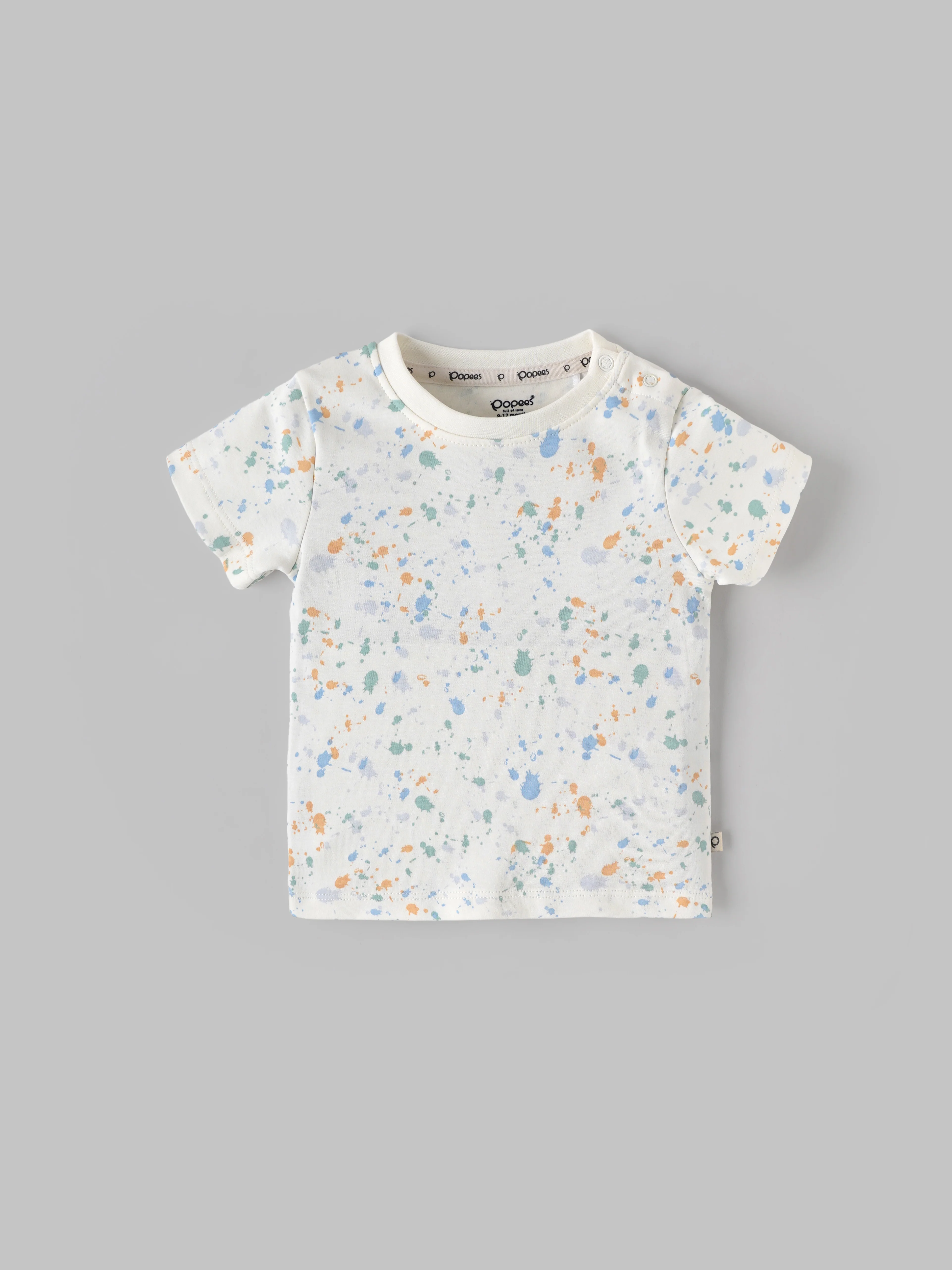 Popees Baby Boys Cotton T-Shirt and Pant Set | Printed Half Sleeve Tee with Jogger Pants |  3-24 Months - Image 2