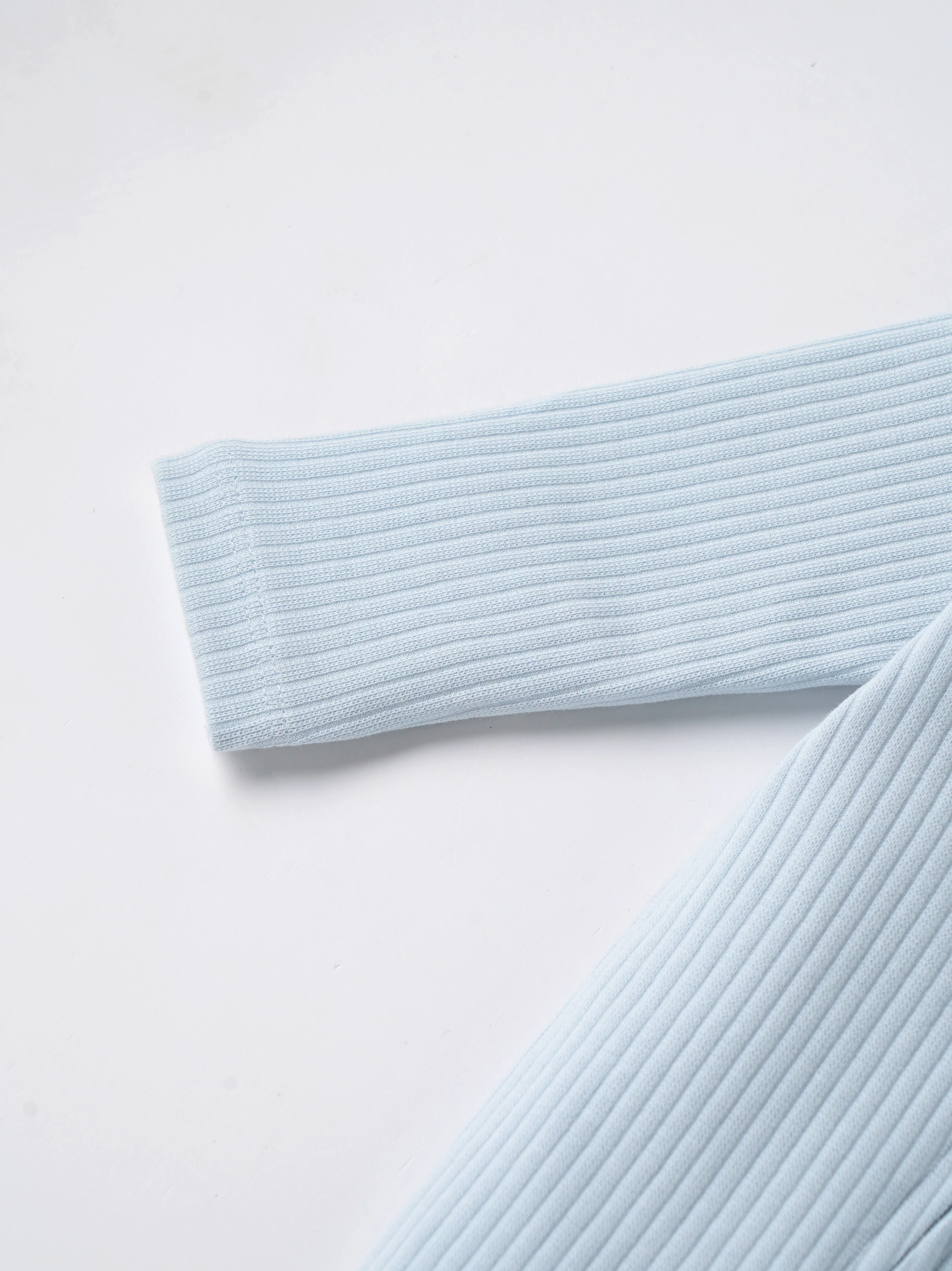 Popees Baby Boys Light Blue Full Sleeve Sleepsuit| Newborn-9 Months - Image 3