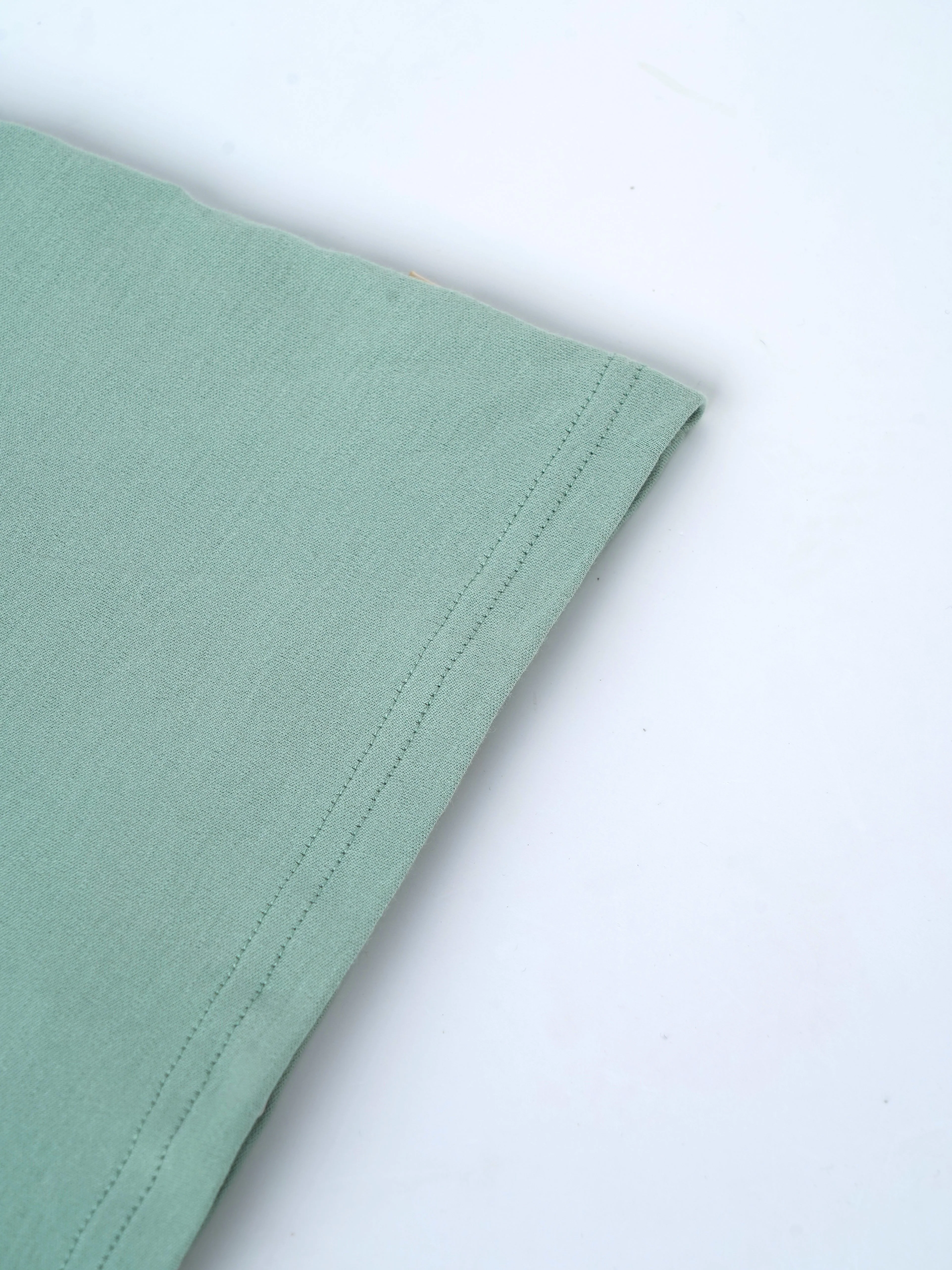 Popees Baby Boys Short Sleeve Cotton T Shirt| Mint Green| 9 Months to 4 Years - Image 4