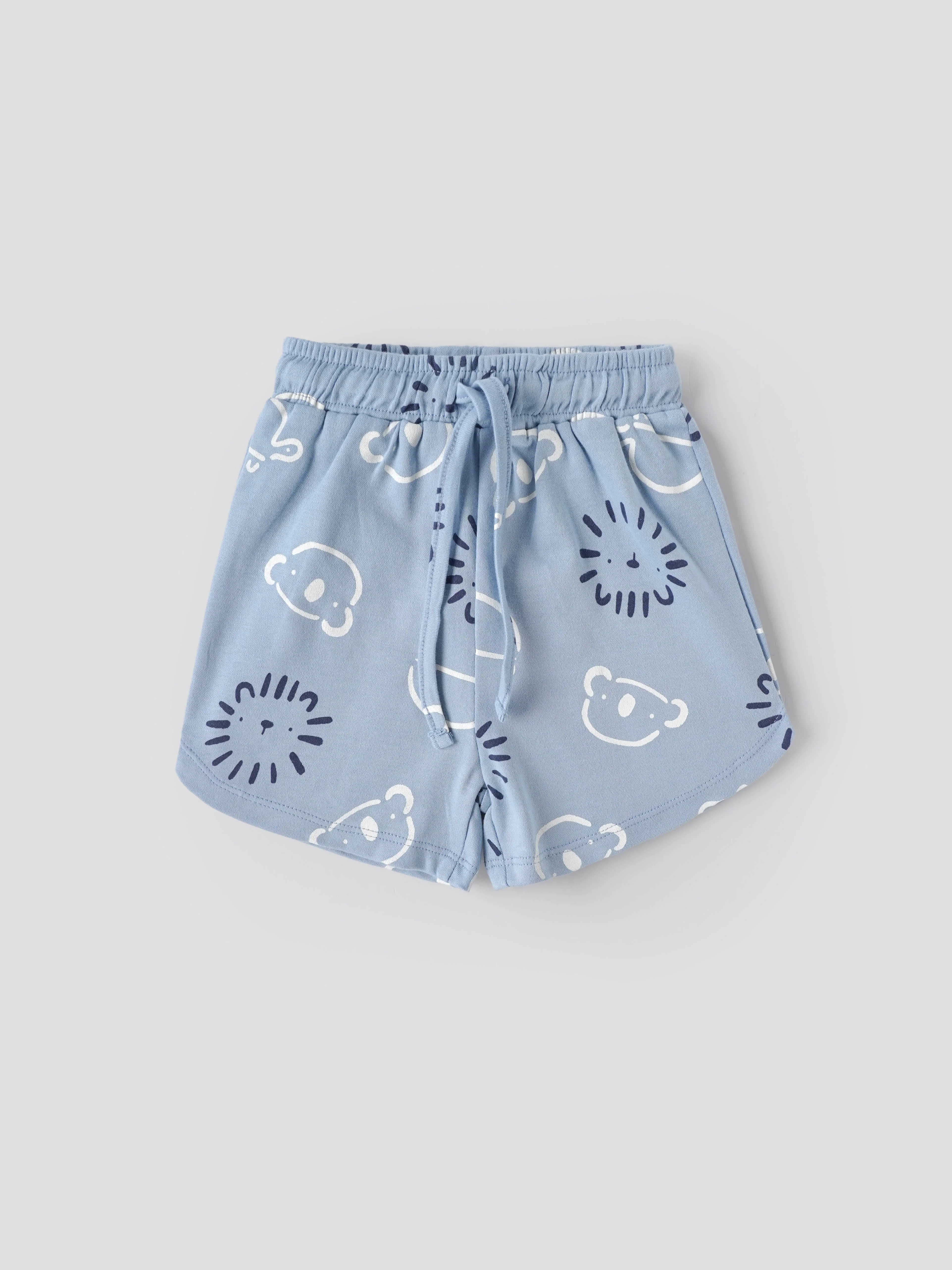 Popees Baby Boys Animal Print T-Shirt & Shorts Set |Cotton Summer Outfit (3M–24M) - Image 3