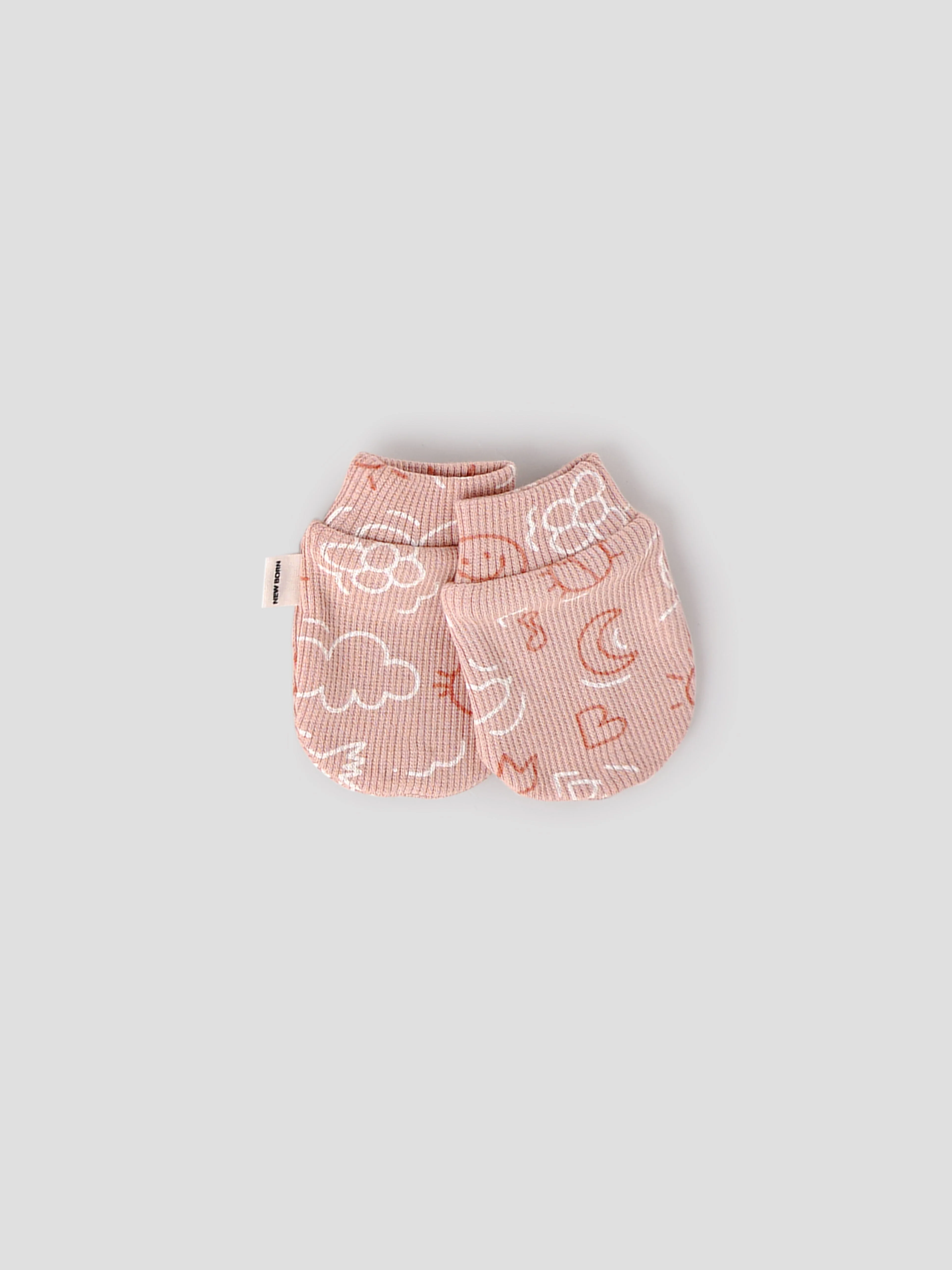 Popees Baby Girls Cotton Footed Sleepsuit Set |Full Sleeve Zip Romper with Cap & Mittens (Newborn to 9 Months) - Image 3