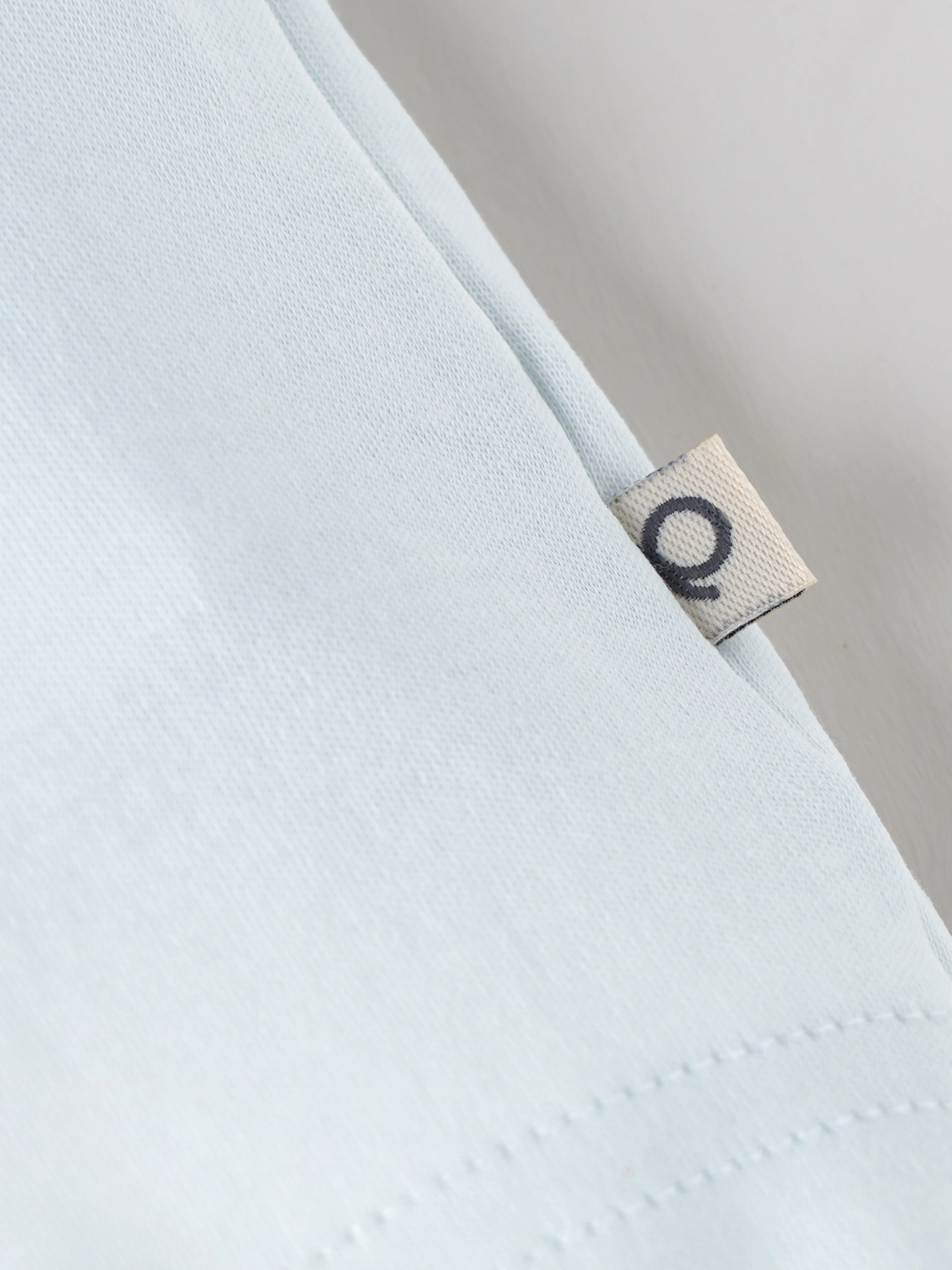 Popees Baby Girls Cotton Shorts | Soft Elastic Waist Casual Shorts with Ruffle Pocket Detail | Light Blue |9 Months to 4 Years - Image 3