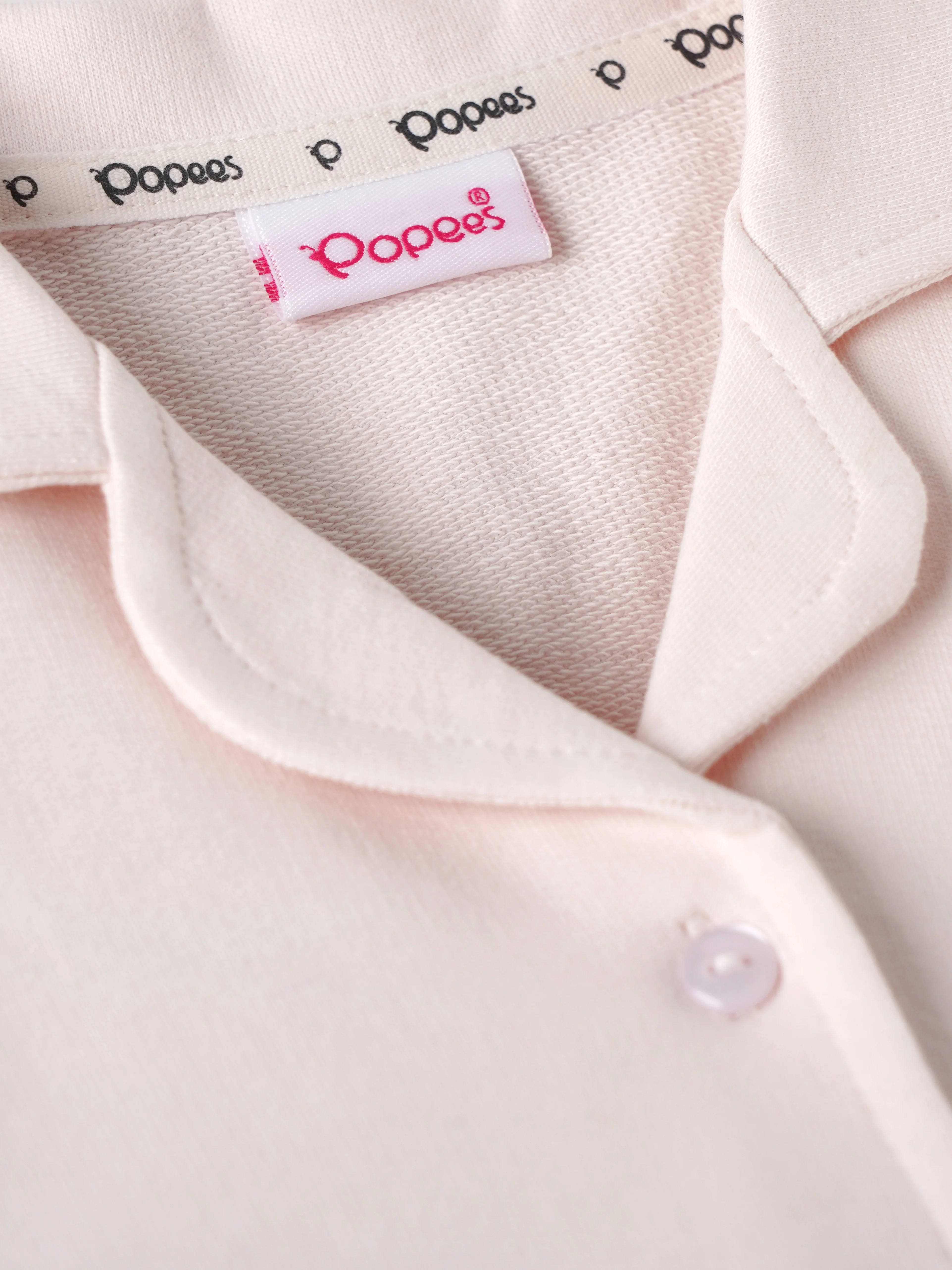 Popees Baby Girls Cotton Sleepsuit | Light Pink | 3-24 Months - Image 5