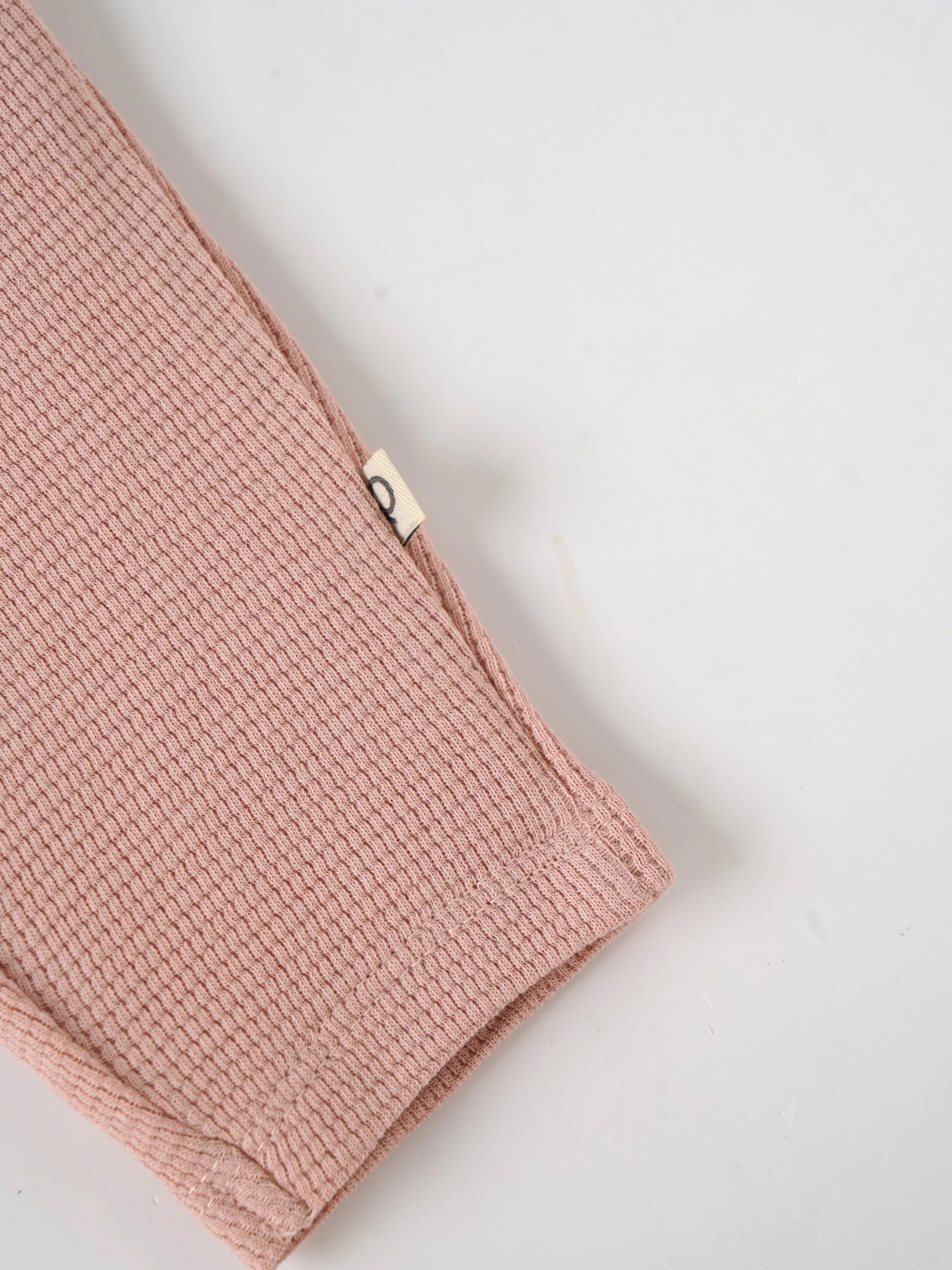 Popees Baby Girls Waffle Knit Cotton Pants with Elastic Waistband (NB to 9 Months) - Image 3