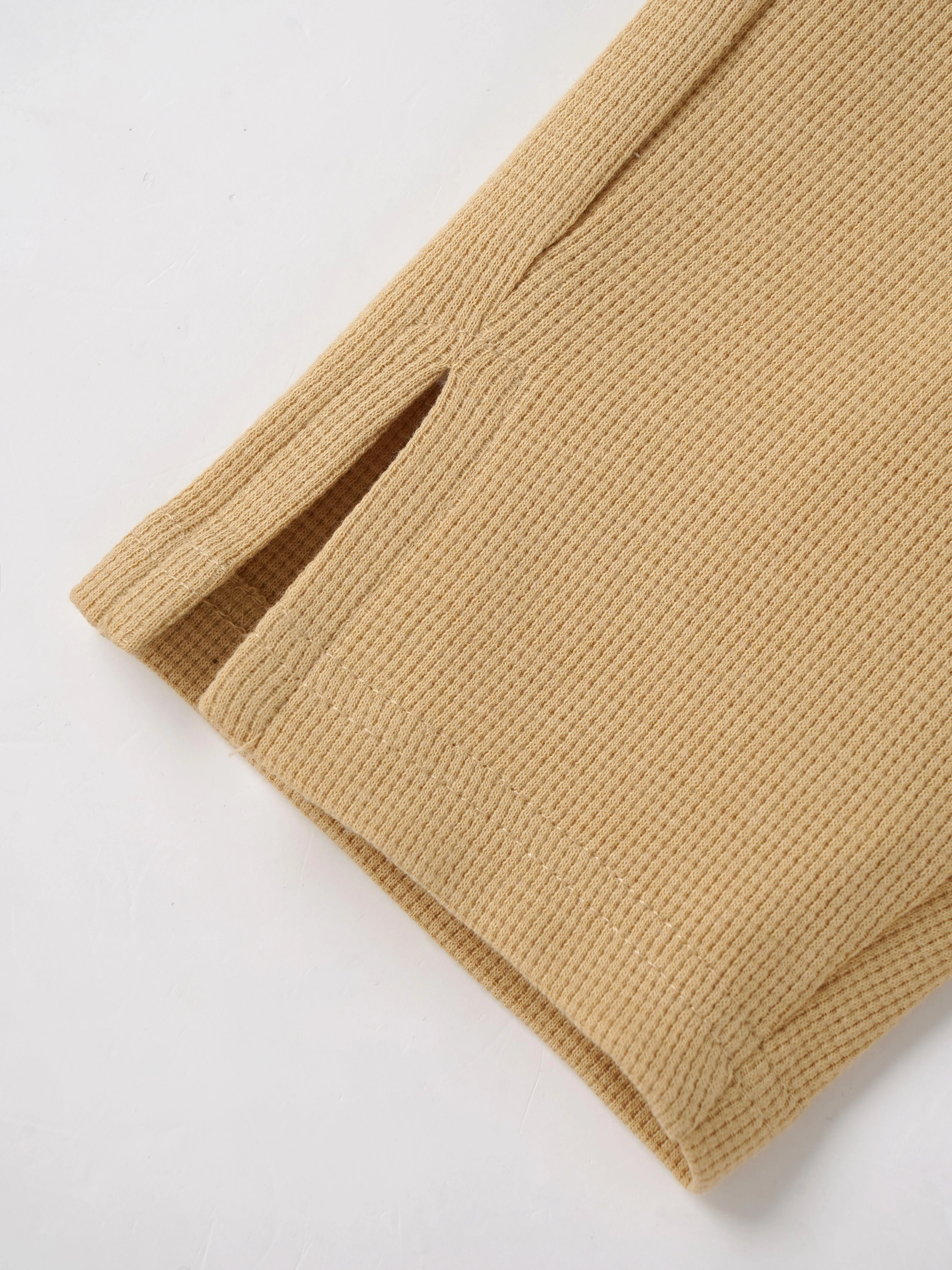 Popees Baby Girls Waffle Knit Pants with Elastic Waist |Soft Cotton Casual Wear |9 Months - 4 Years - Image 3