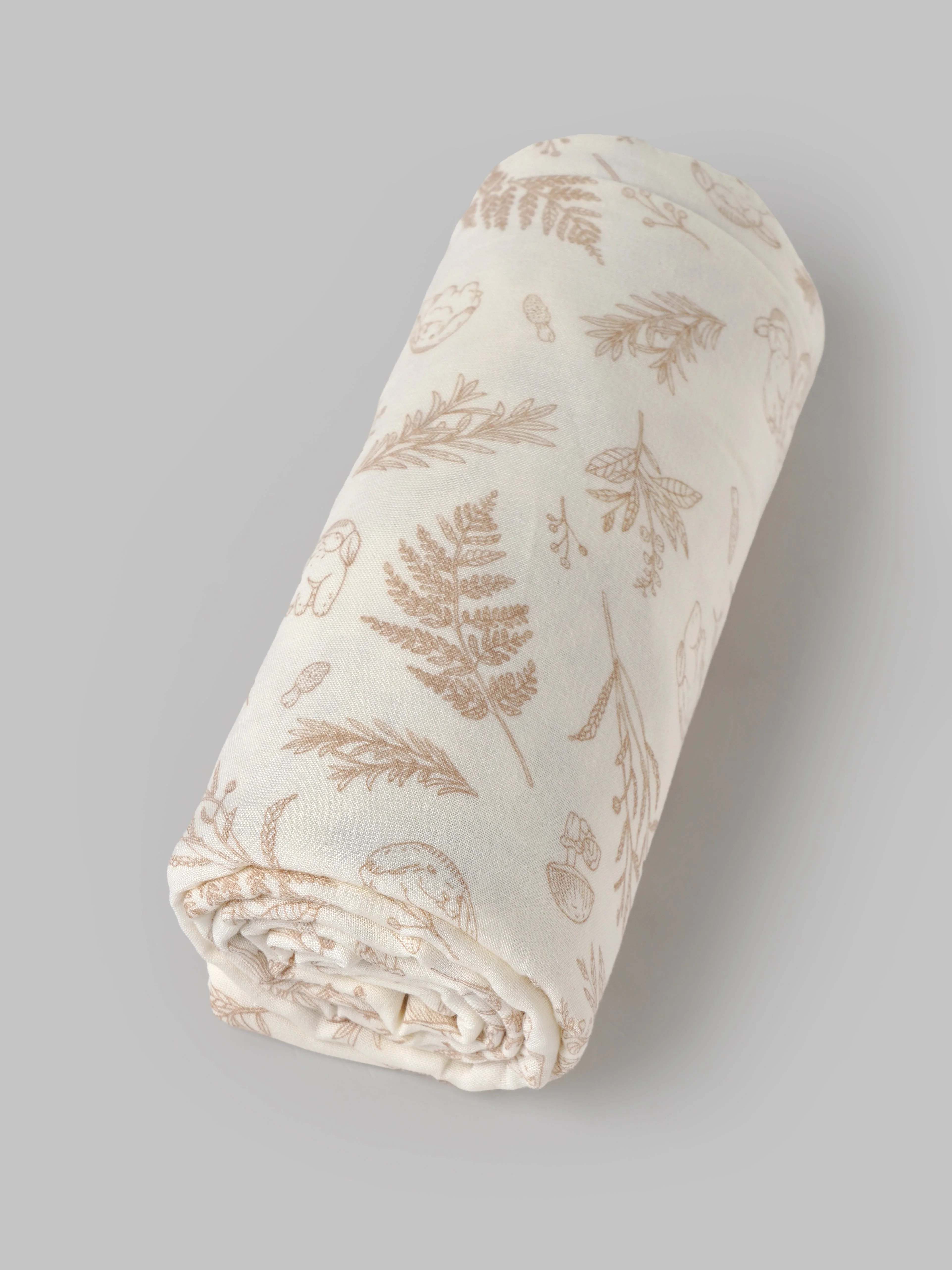 Popees Baby Muslin Cotton Bath Towel for Newborns & Infants| Soft, Absorbent & Breathable Baby Wrap Blanket - Image 2
