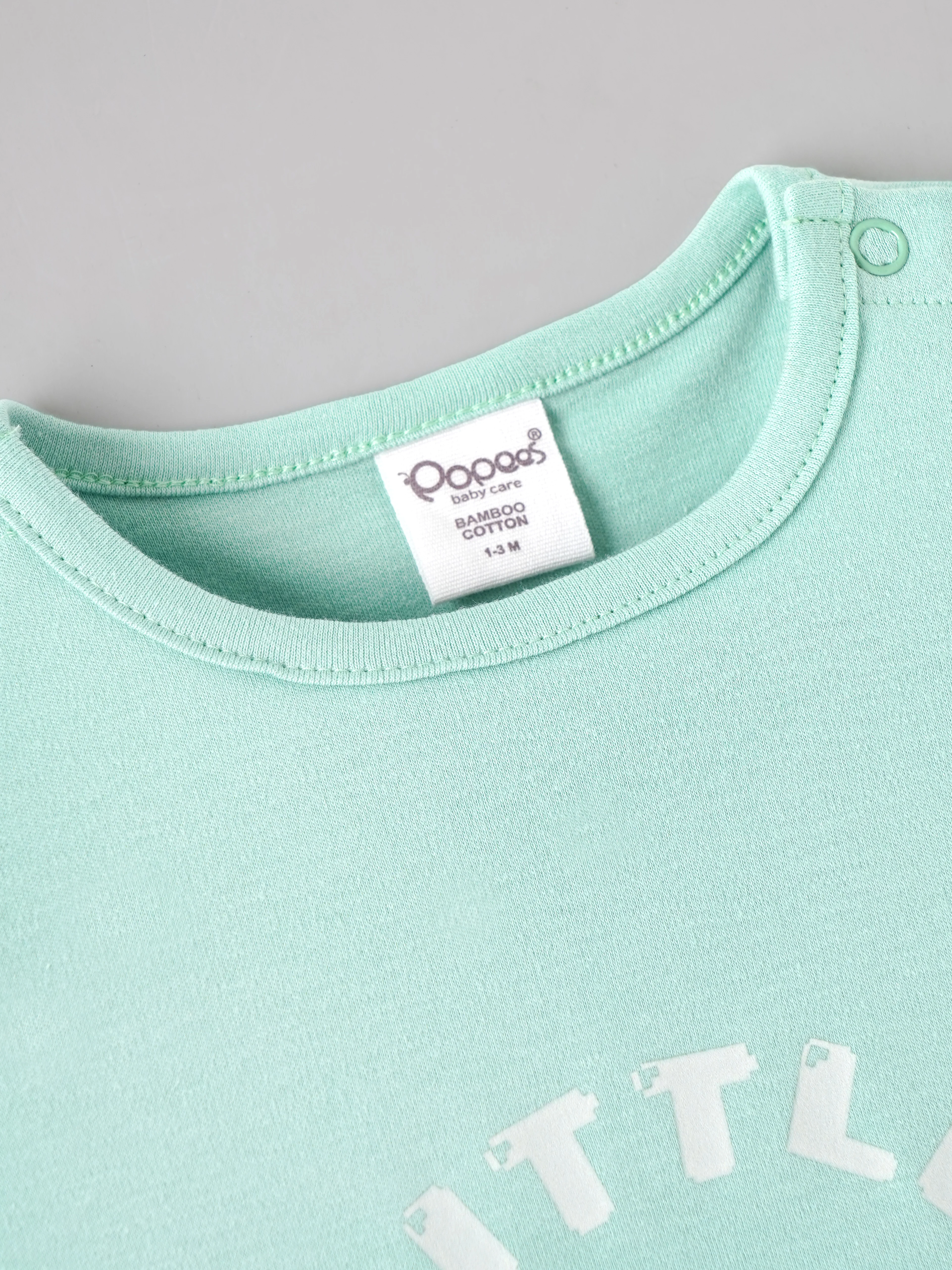 Popees Baby Unisex Organic Bamboo Cotton T-Shirt & Shorts Set | Little Explorer Car Print Co-Ord Set | 0–9 Months - Image 6