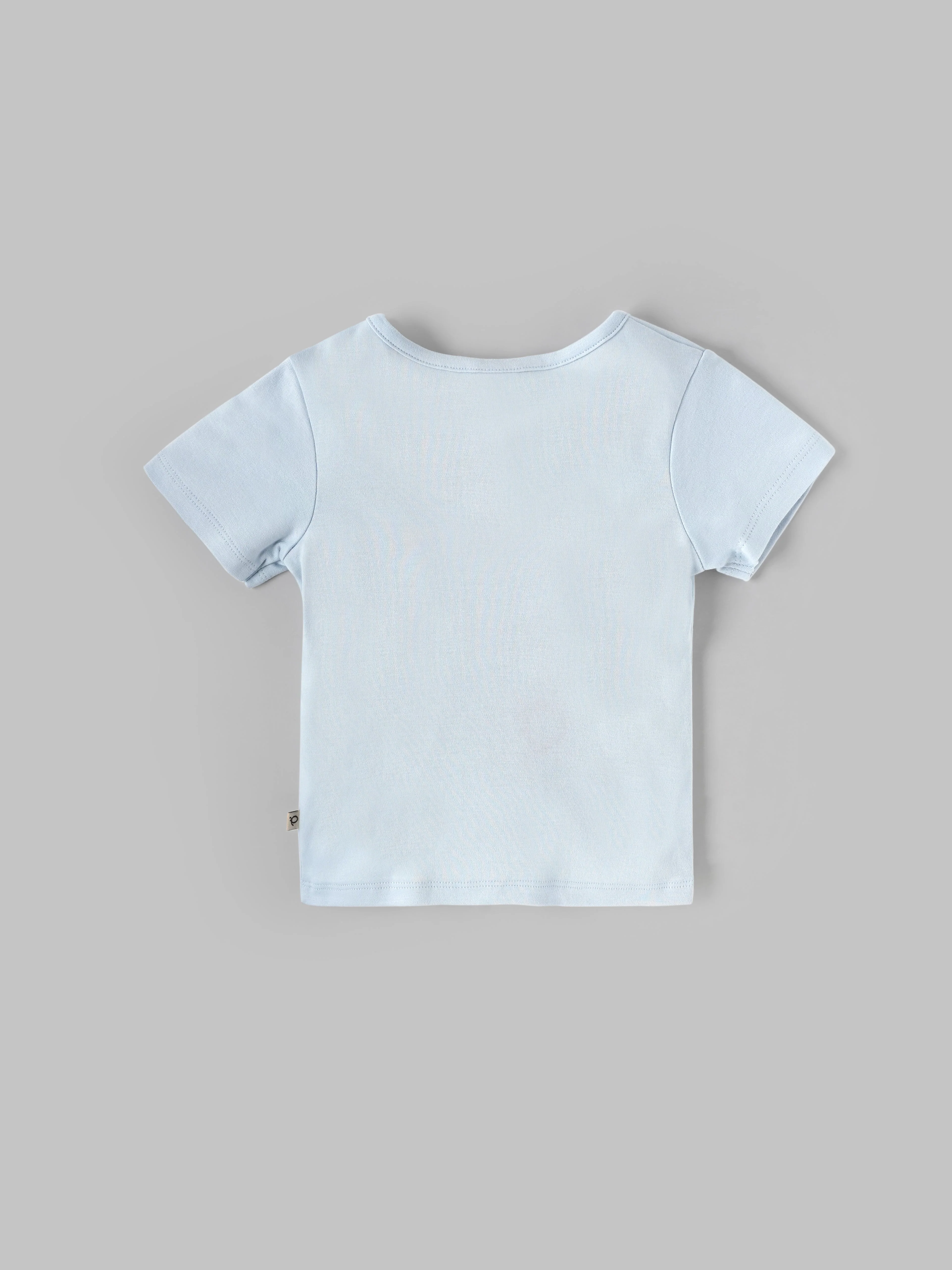 Popees Comfortable & Stylish Chest Printed Boys T-Shirt (3-24 Months) Made of Organic Bamboo Cotton Fabric - Image 2