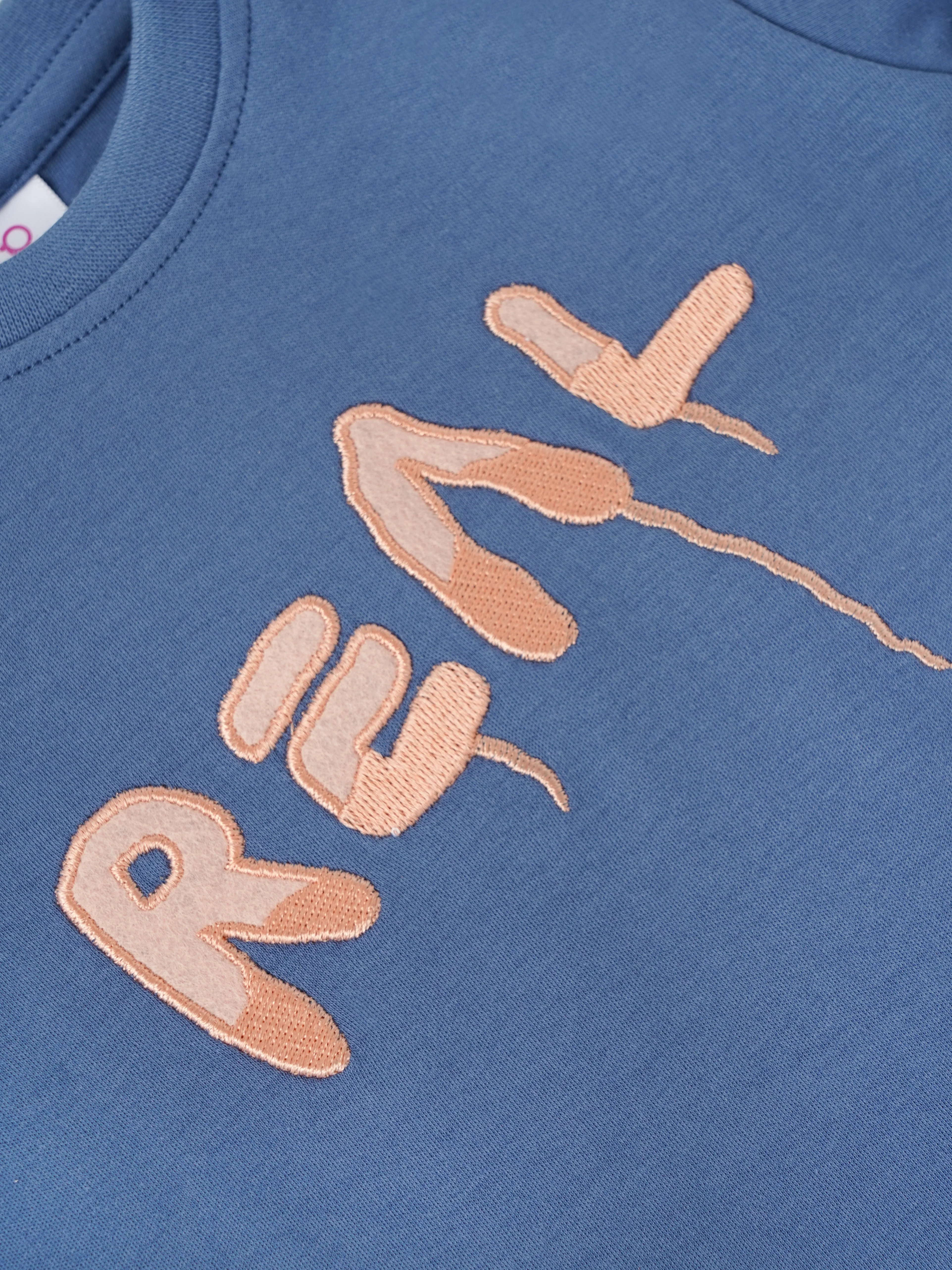 Popees Boys Blue Cotton T-Shirt |Soft Breathable Casual Round Neck Top| 9 Months–4 Years - Image 3