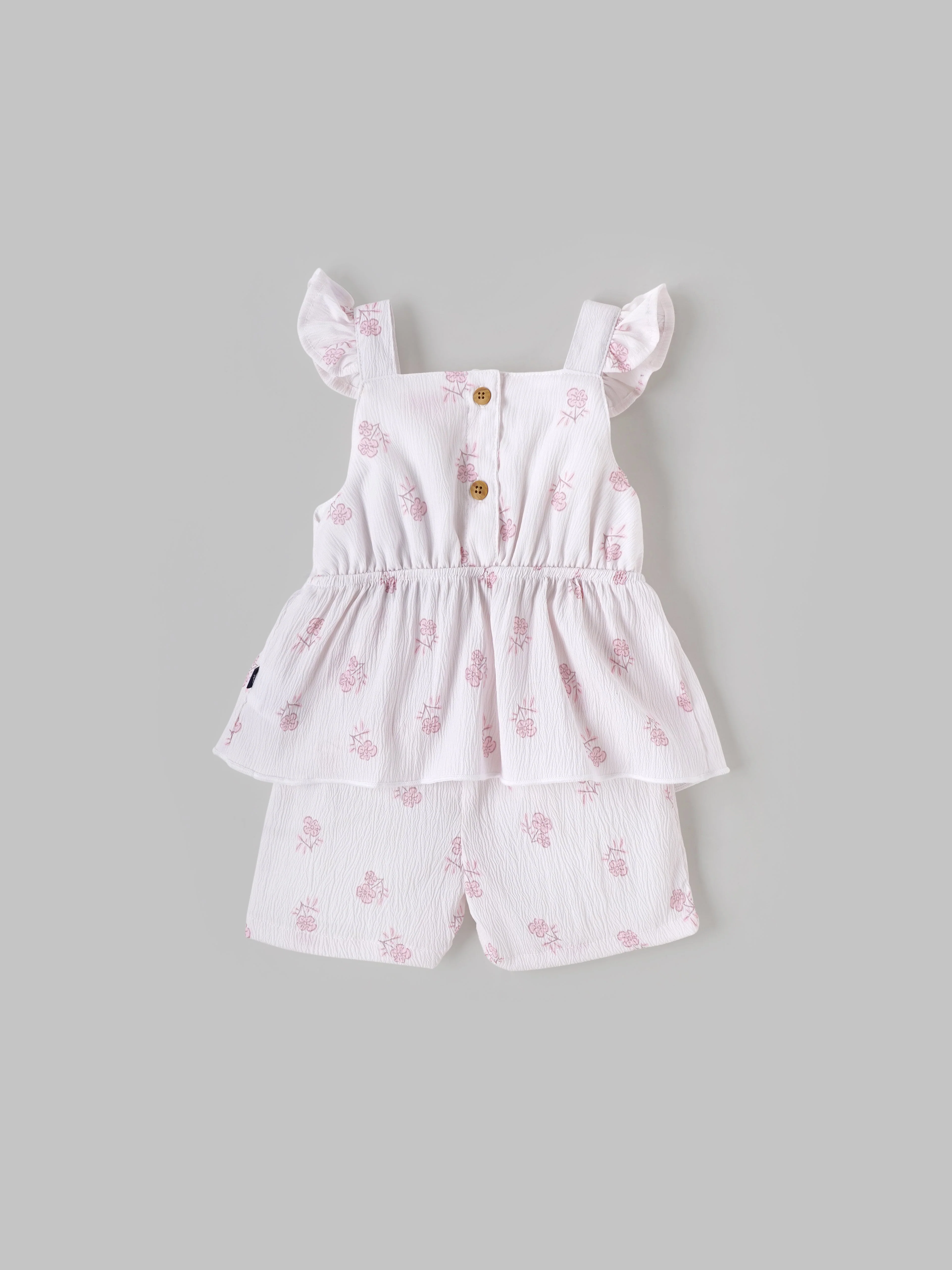 Popees Comfy & Stylish Floral Co-ord Set(0-9 Months)for Baby Girls - Image 2