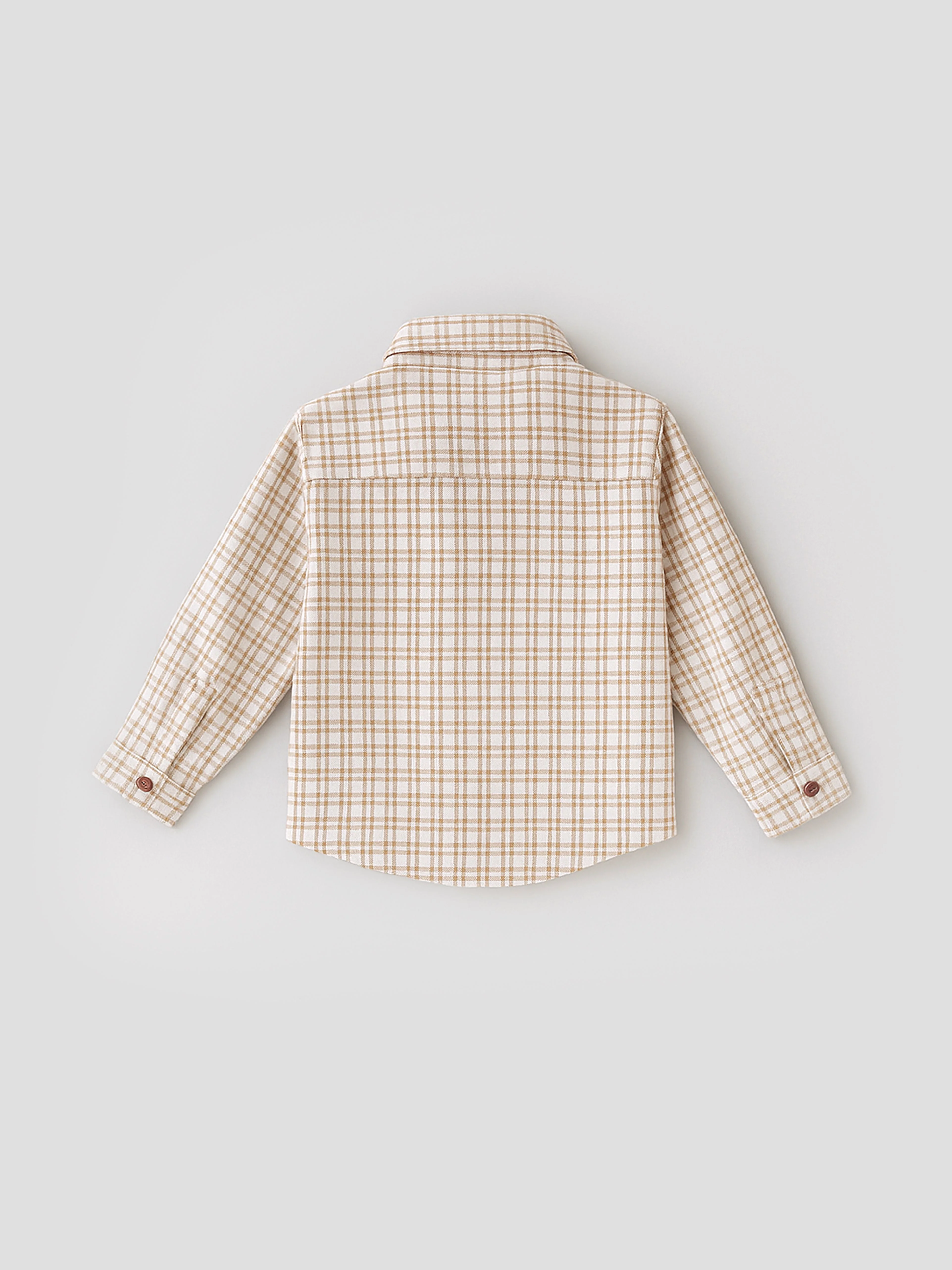 Popees Comfy & Stylish Checked Shirt (3–24 Months) for Boys - Image 2