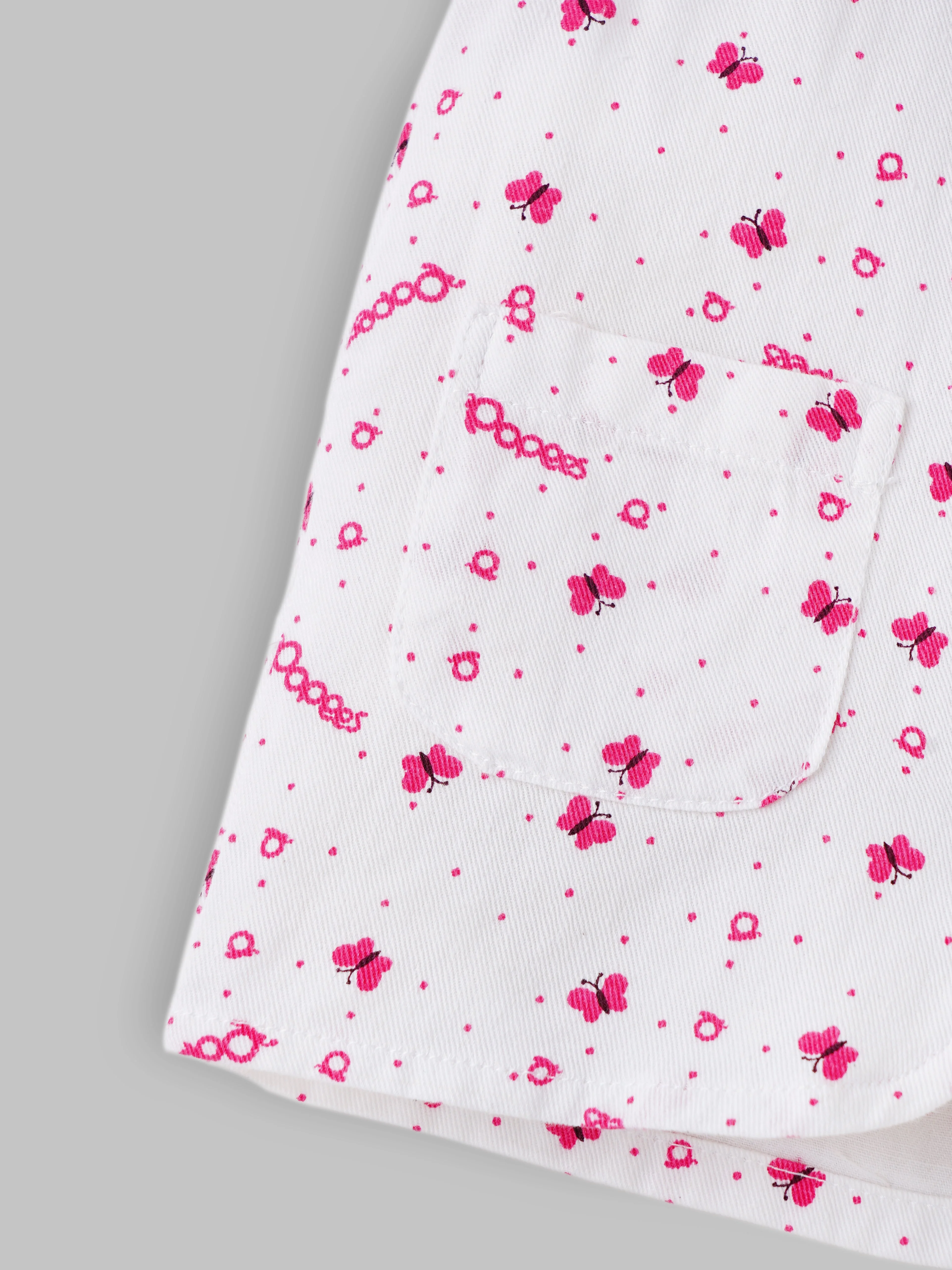 Popees Printed Front Open Jhabla (0–6 Months) for Baby Girls - Image 5