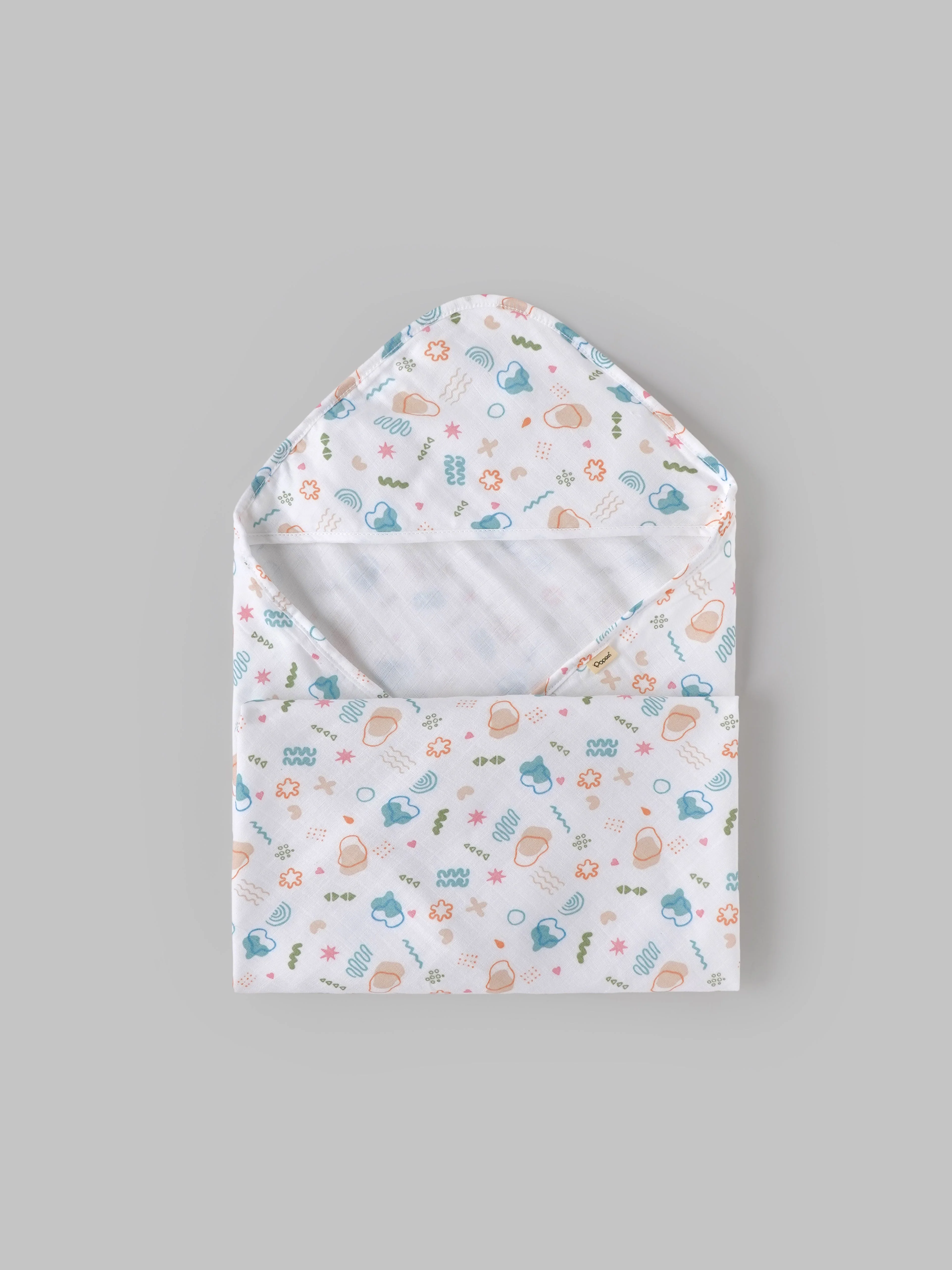Popees Newborn Baby Muslin Clothing Gift Set 6-Piece| 100% Cotton Soft Breathable Essentials Kit |0-1 & 3-6 Months - Image 4