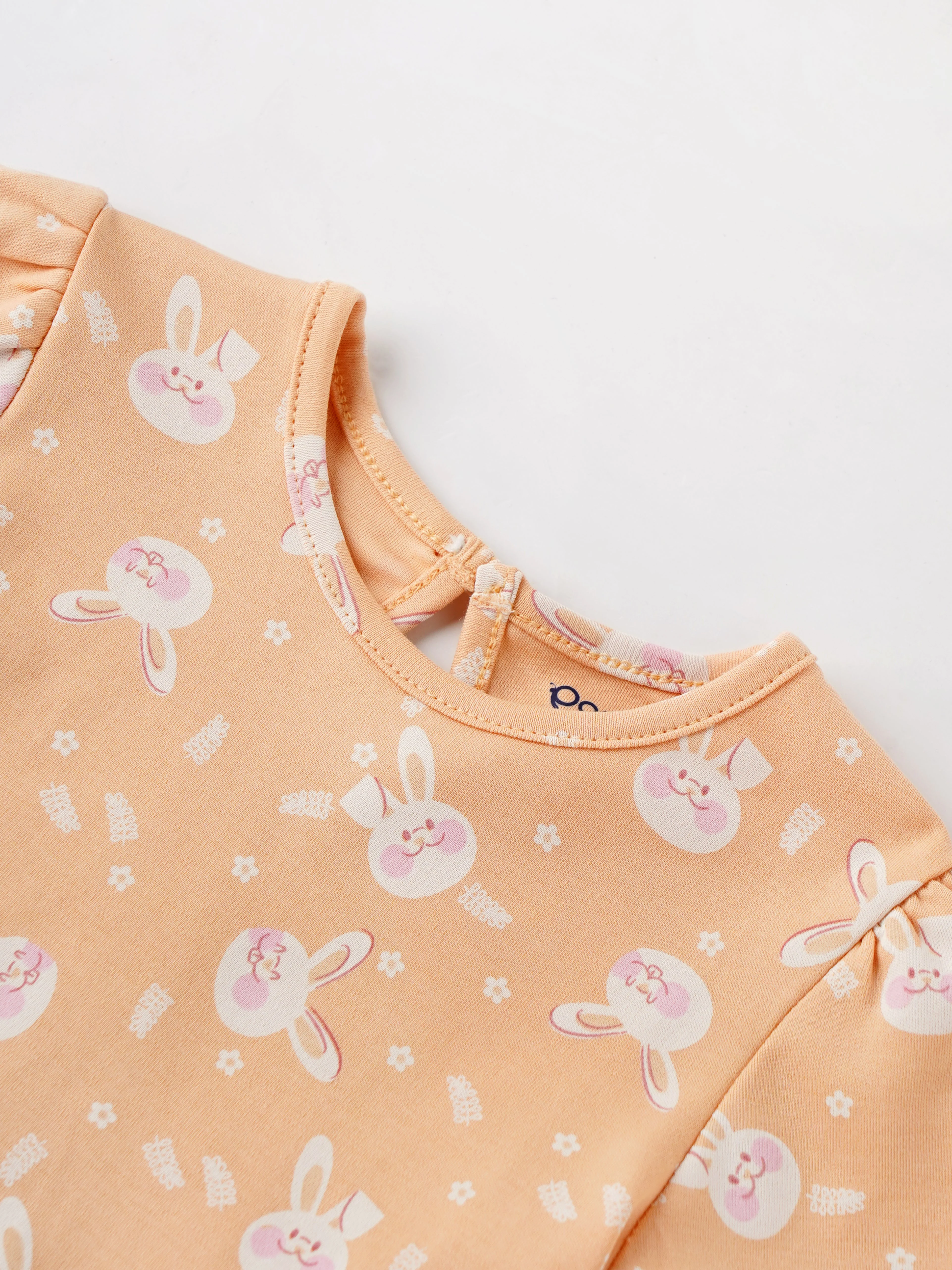 Popees Printed Short Sleeve (0–9 Months) Top for Baby Girls - Image 3