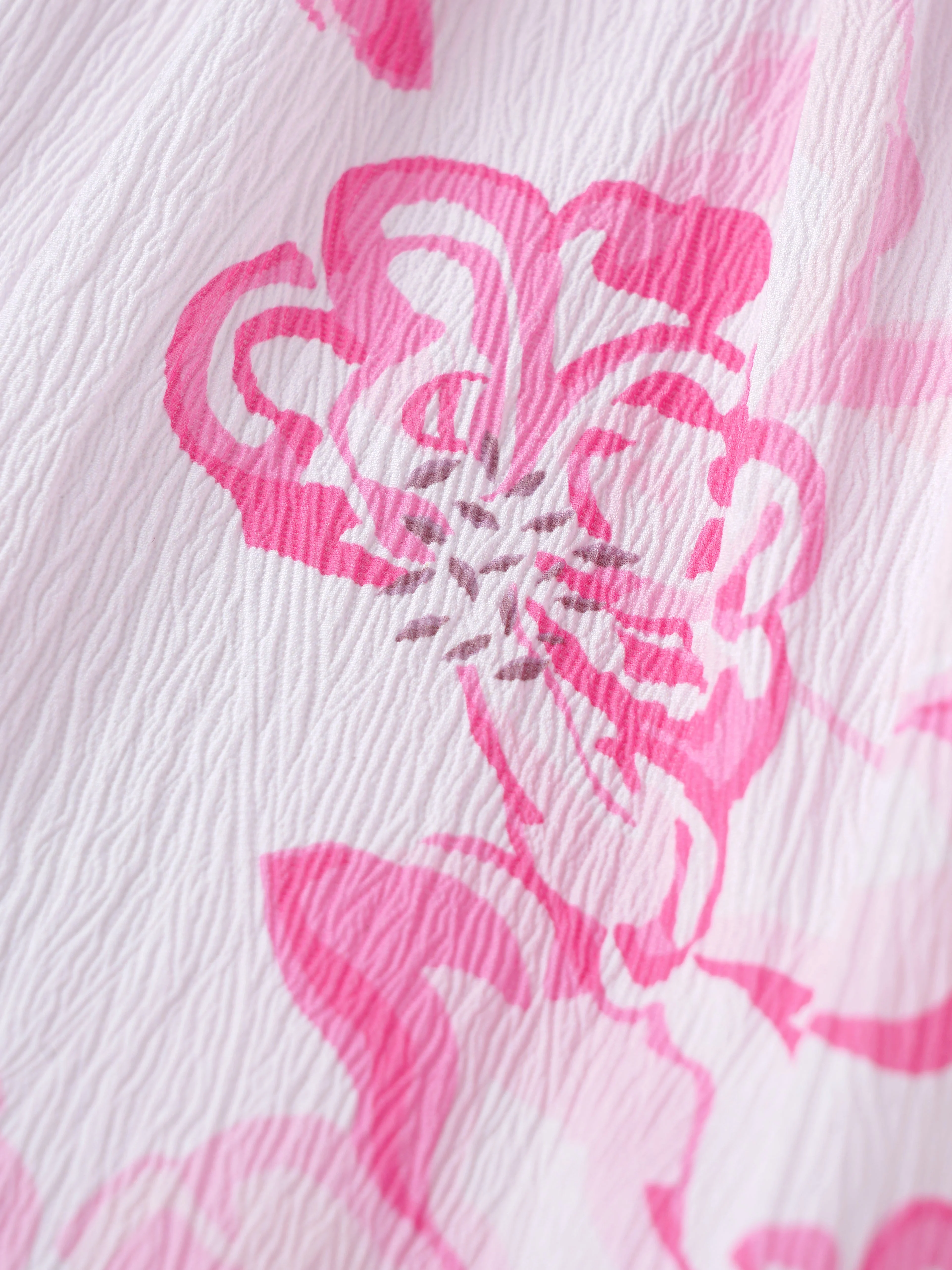 Popees Soft & Stylish Printed Pink Flower Design with Comfortable Fit (3-36 Months)for Baby Girls - Image 4