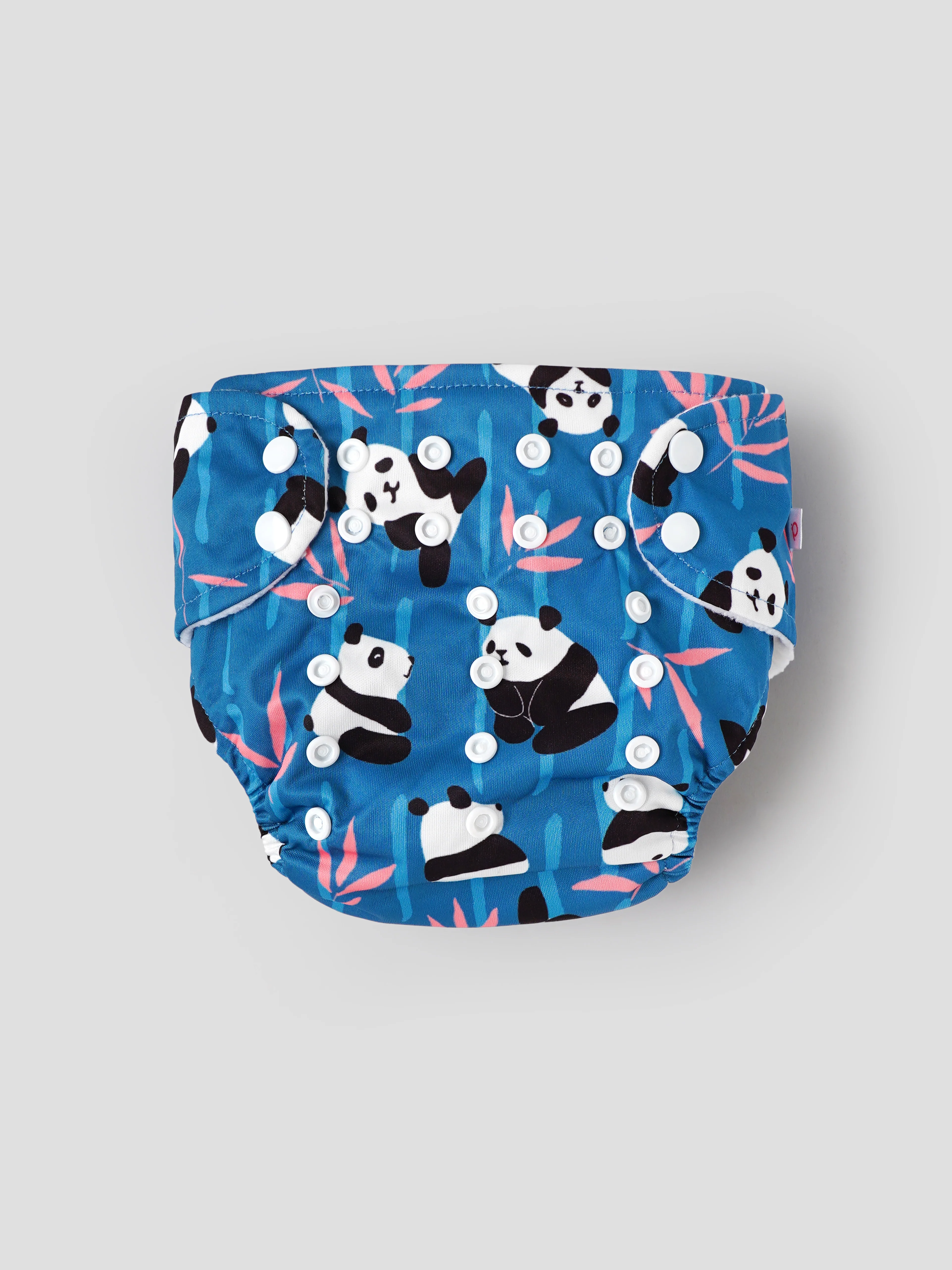 Popees Baby Reusable Cloth Diaper | Adjustable Snap Closure | Floral Print | Newborn (color and design may vary depending on availability) - Image 3