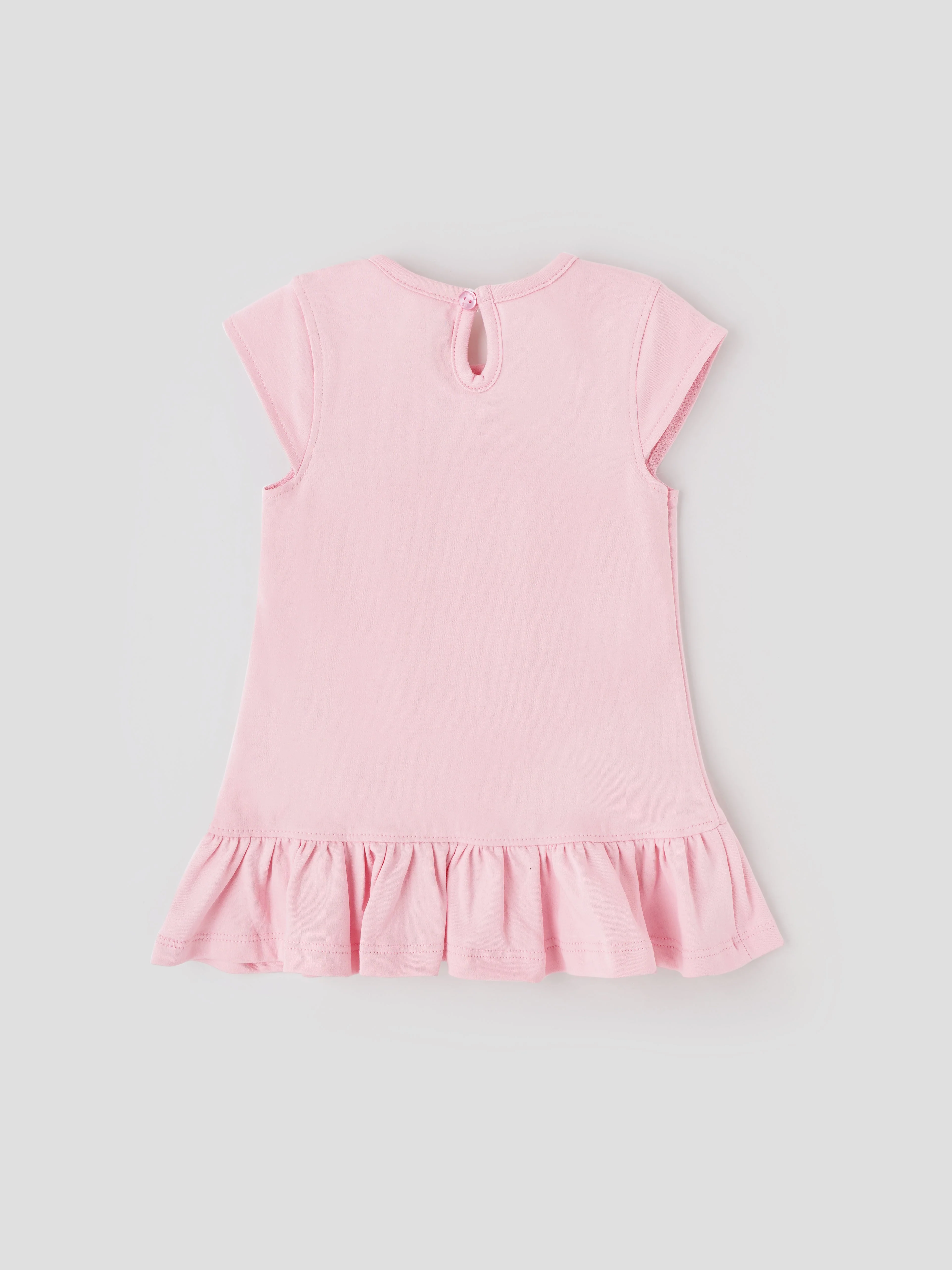 Popees Cute Bunny Design Cotton Dress (3–18 Months) for Baby Girls - Image 2