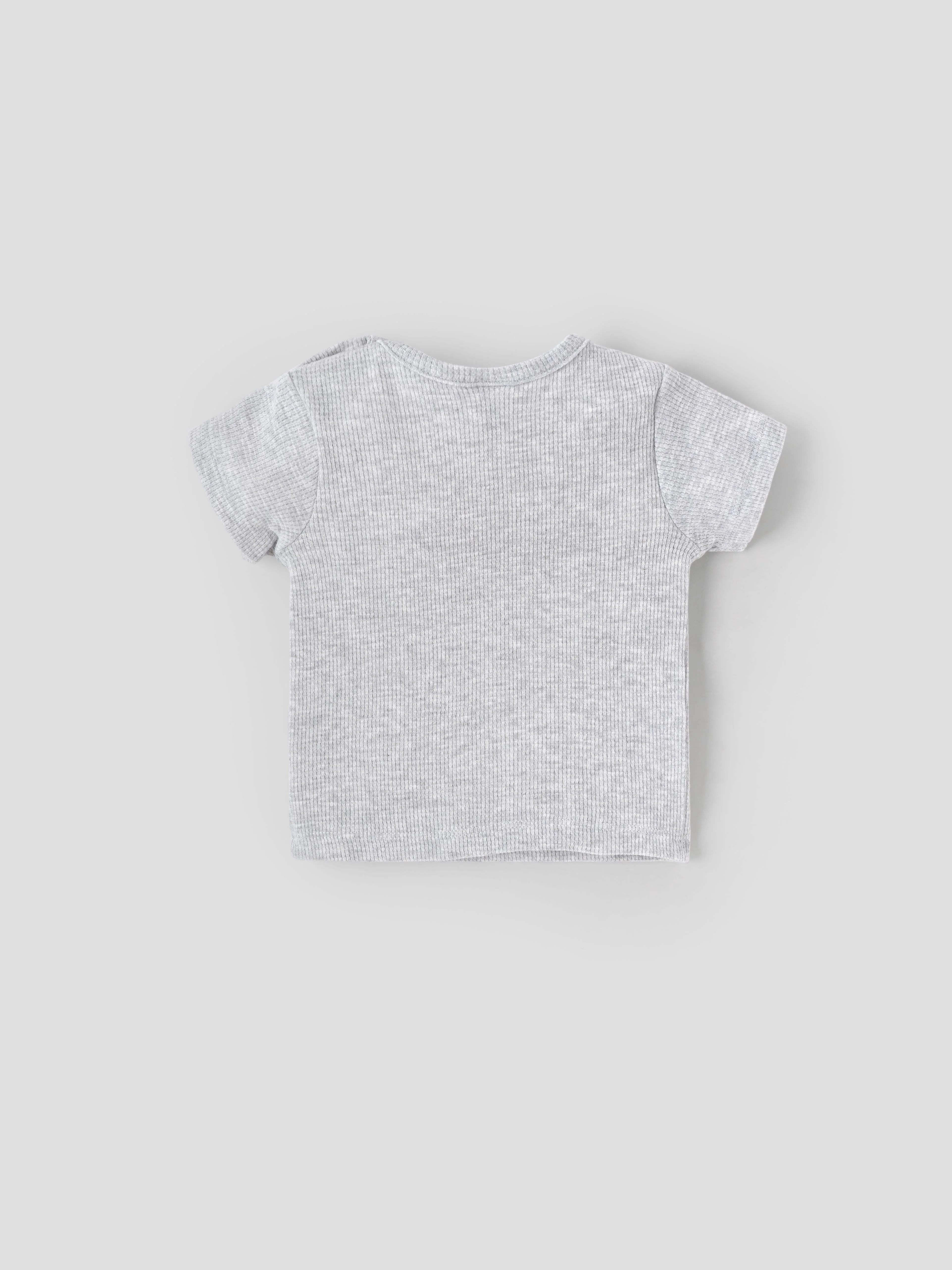 Popees Soft & Stylish Letter Printed with Half Sleeve T-Shirt(0-9 Months)for Baby Boys - Image 2