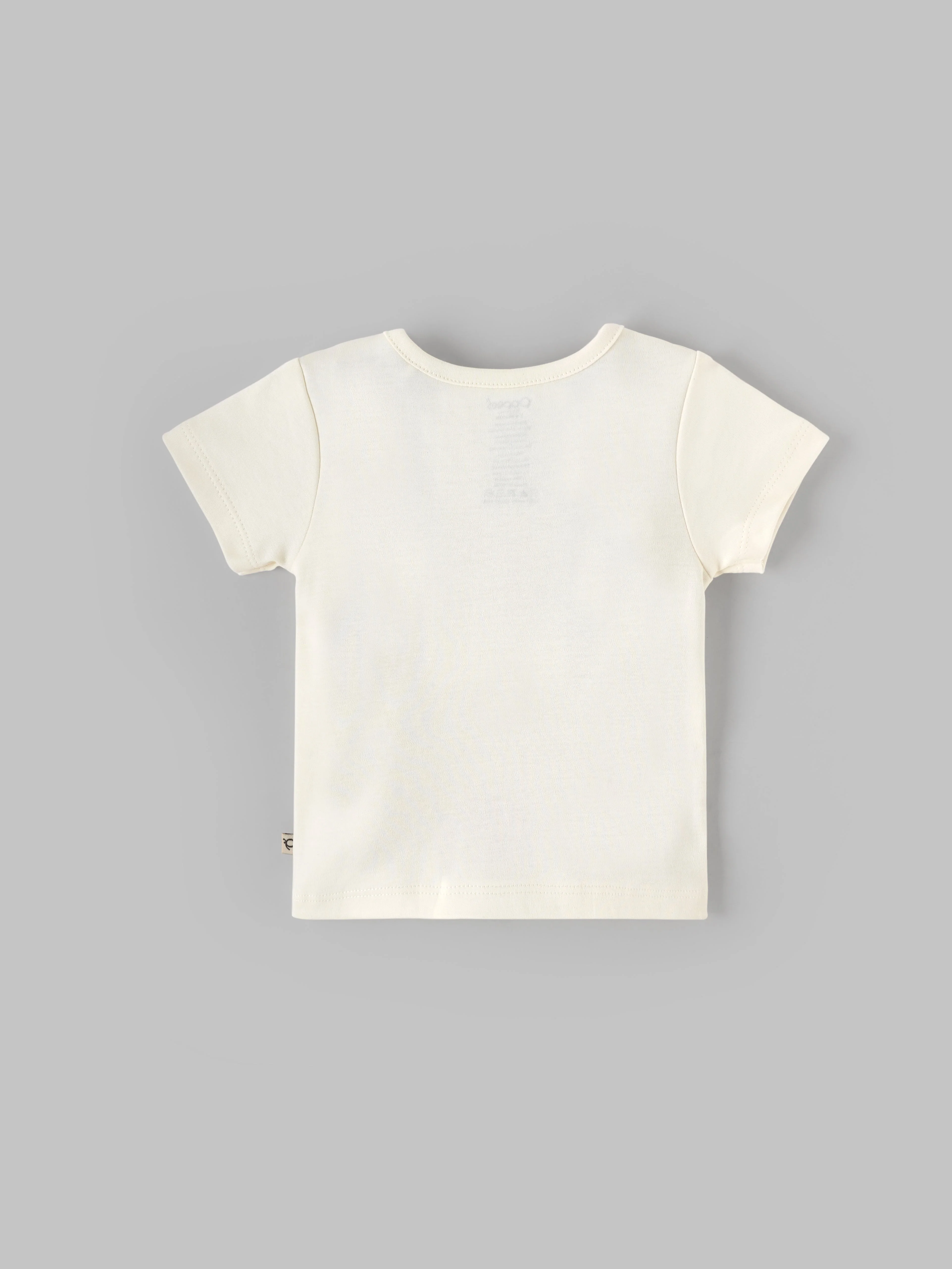 Popees Soft & Stylish Cotton Chest Printed T-Shirt(0-9 Months)for Baby Boys - Image 2