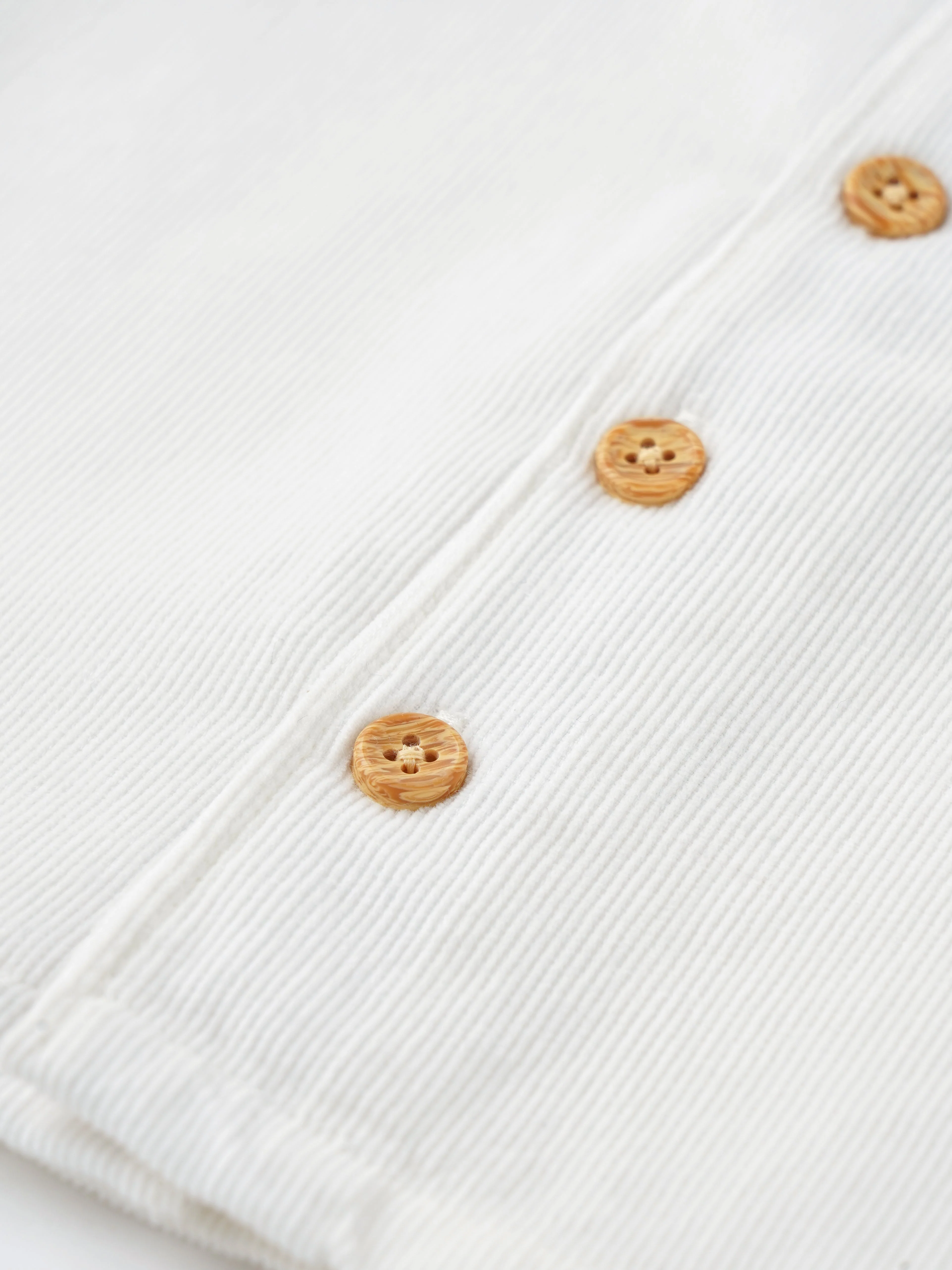 Popees Half-Sleeve Corduroy Shirt (3–36 Months) for Boys - Image 3