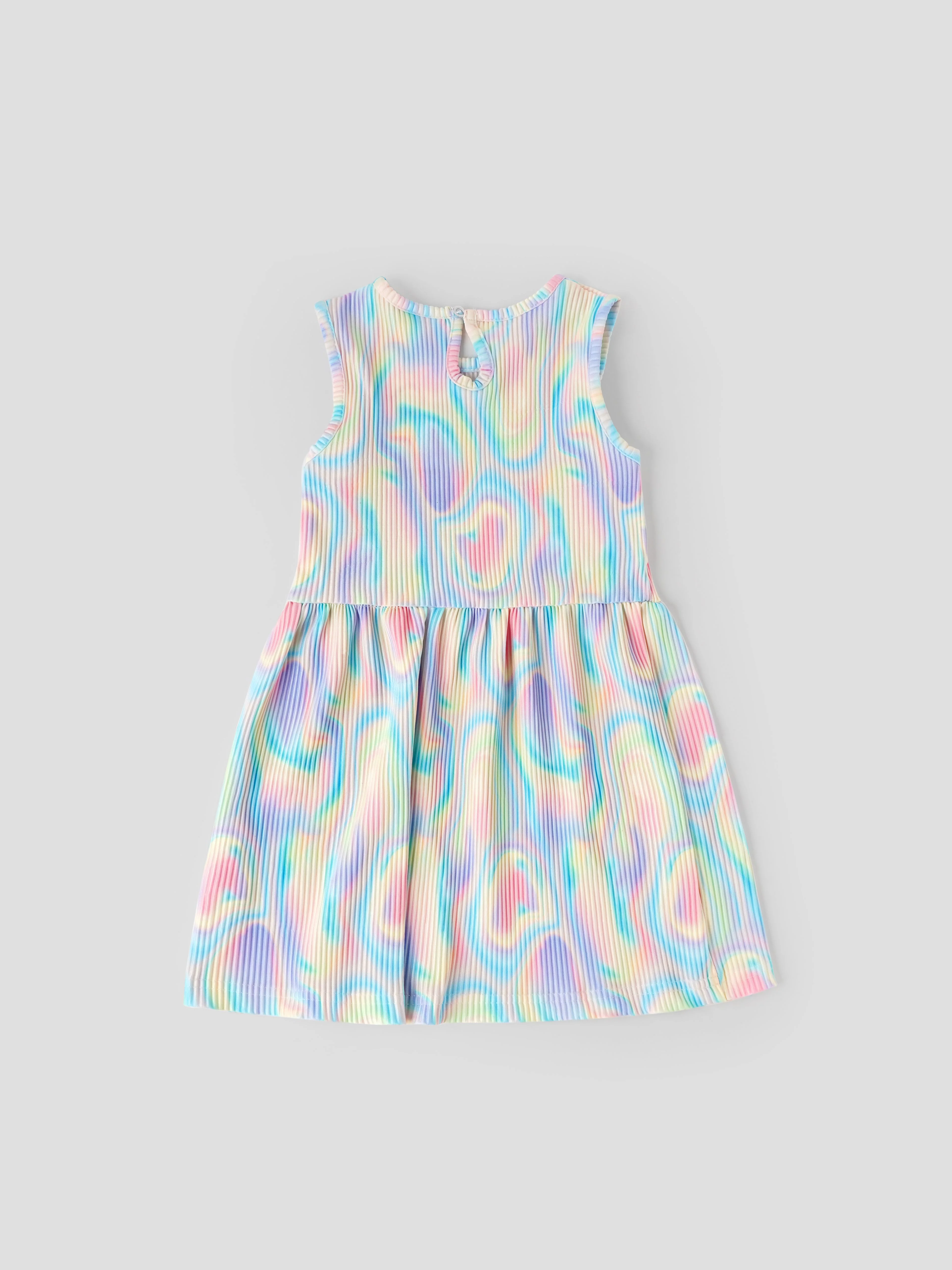 Popees Sleeveless Multicolor Printed Frock (1-6 Years) for Baby Girls - Image 2