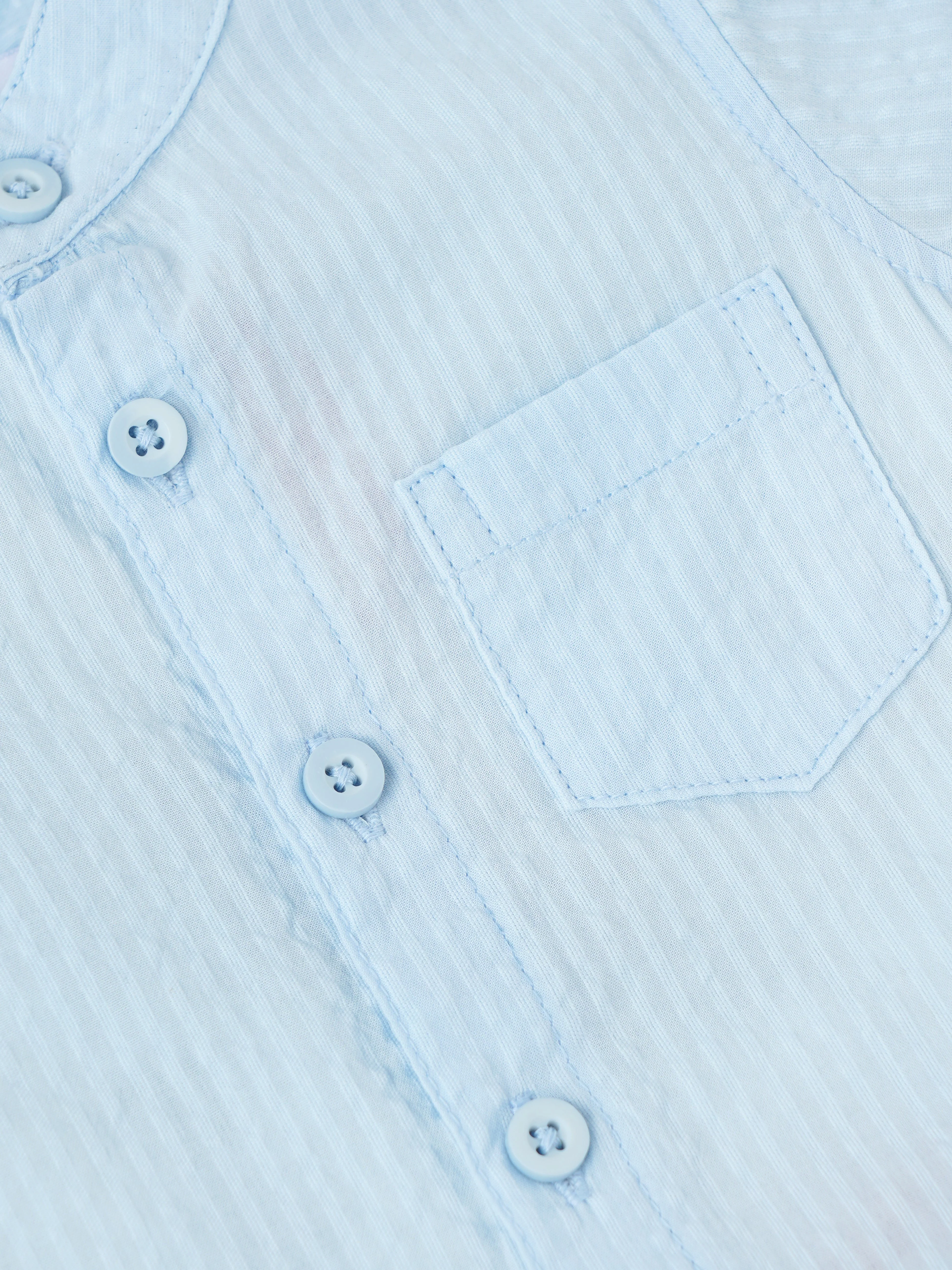 Popees Soft & Comfy Half Sleeve Classic Shirt (0–9 Months) for Baby Boys - Image 3