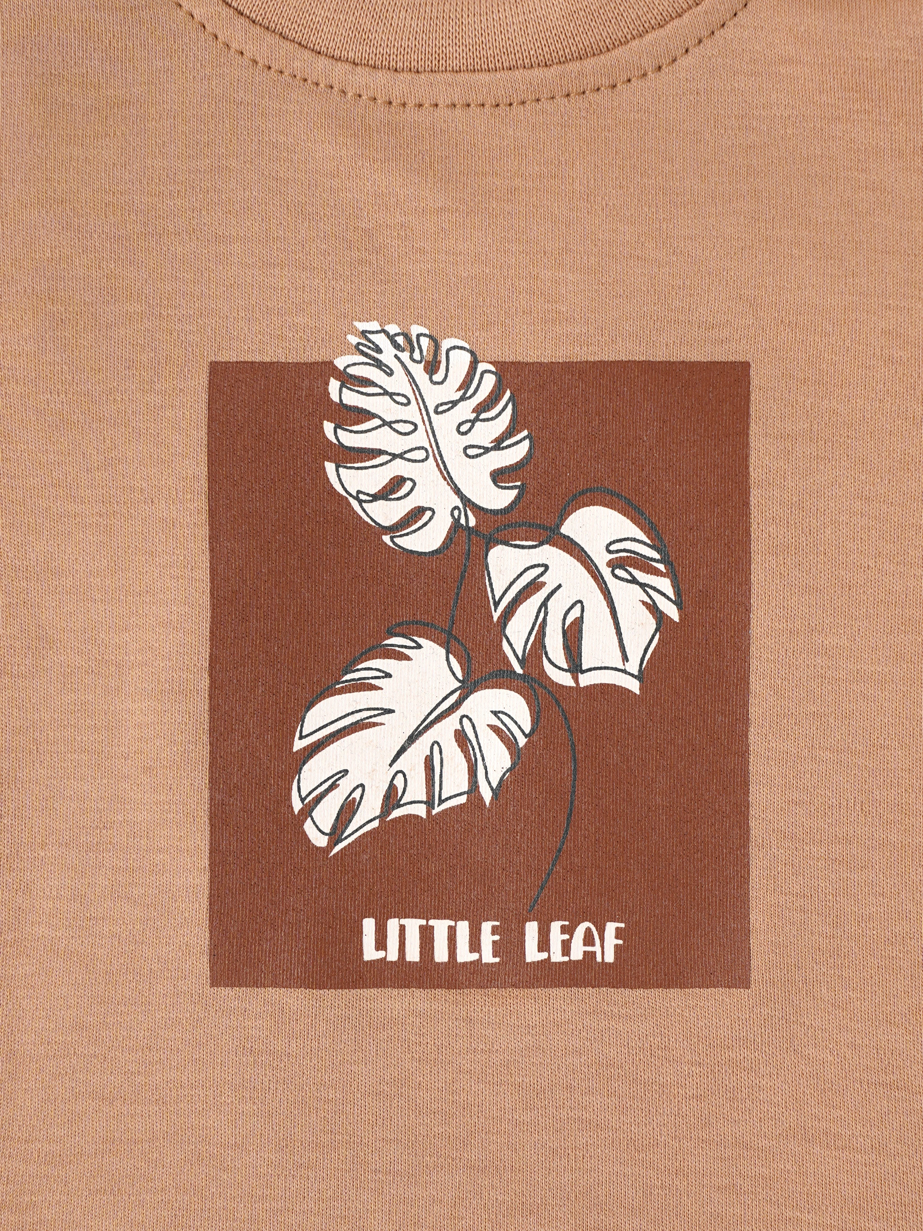 Popees Stylish & Trendy Tropical Leaf Print T-Shirt (3–36 Months) for Baby Boys - Image 3