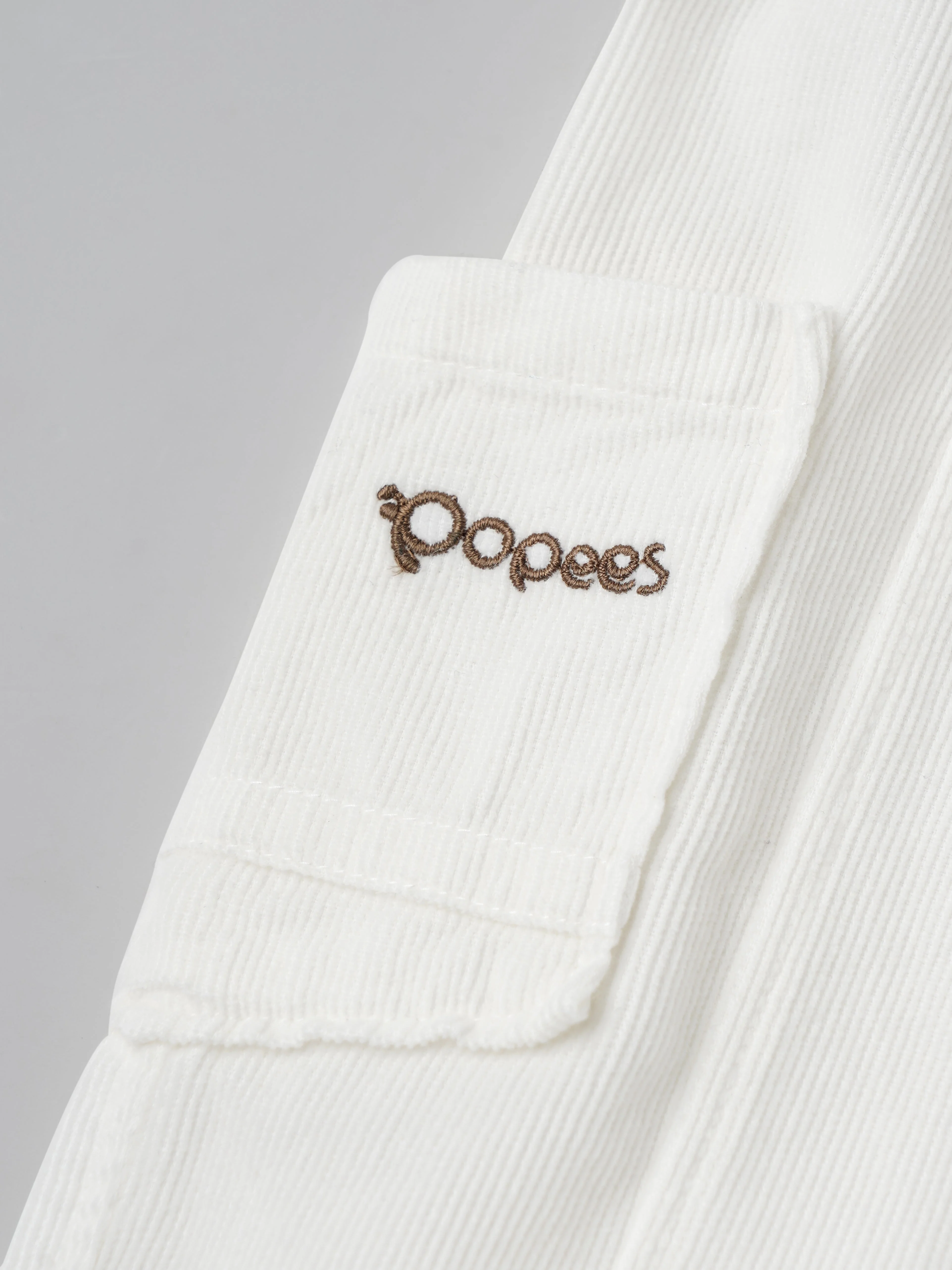 Popees Soft & Stylish Ribbed Corduroy Cargo Pants with Elastic Waist (3-24 Months)for Baby Girls - Image 3