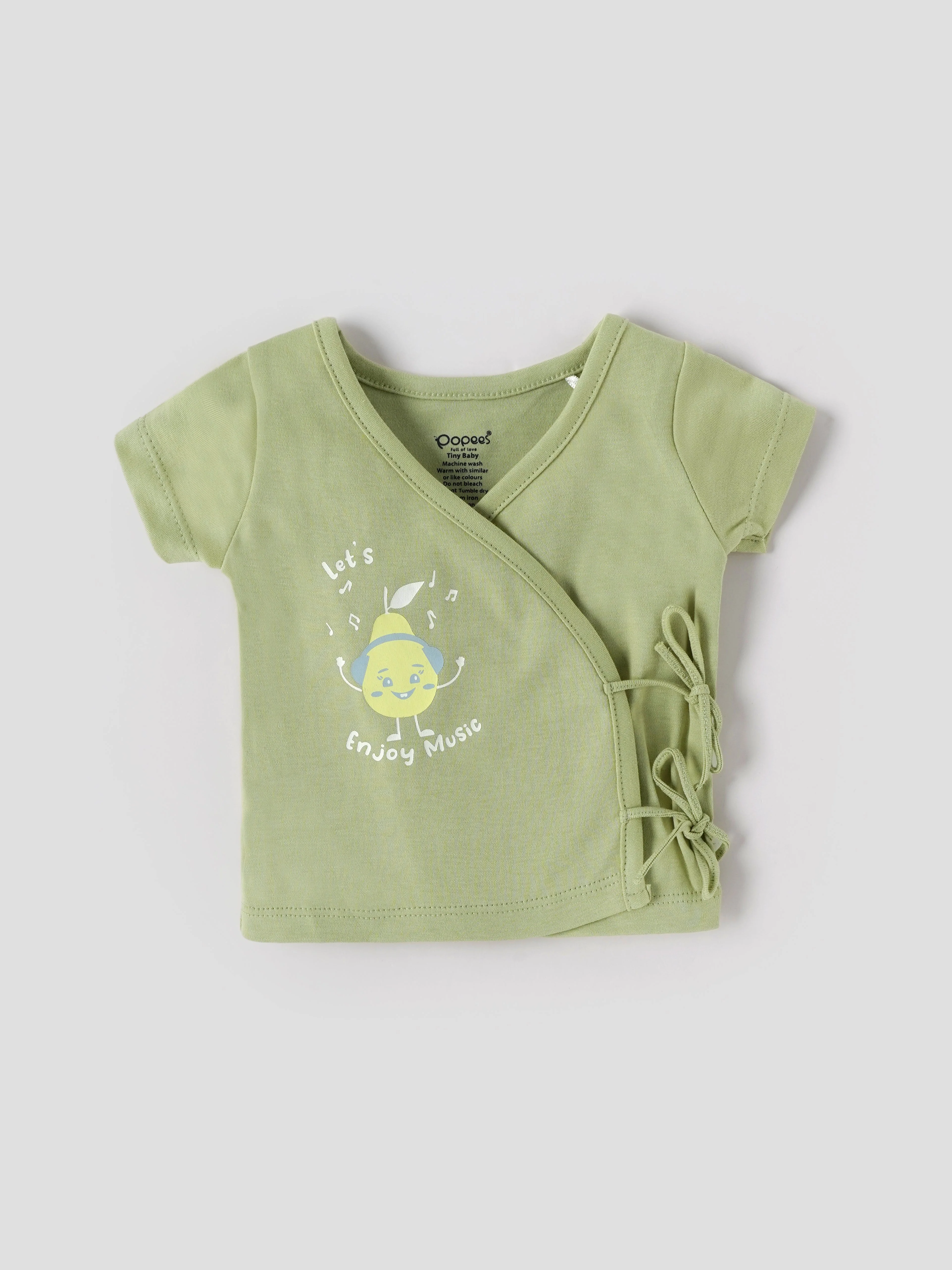 Popees Unisex Baby Printed Wrap Jabla (Tiny Baby – 6 Months)