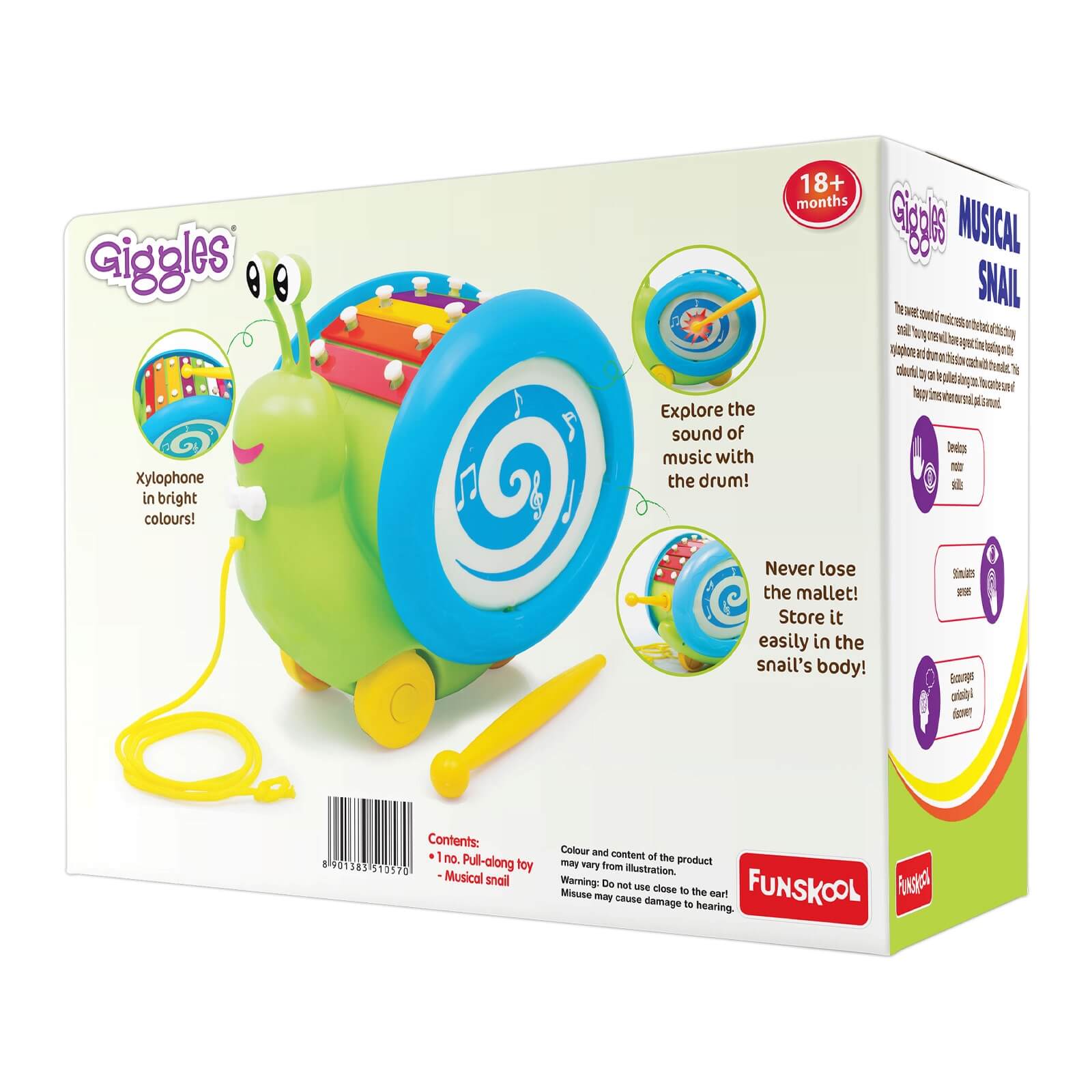 Cute Musical Snail for Kids - Image 2