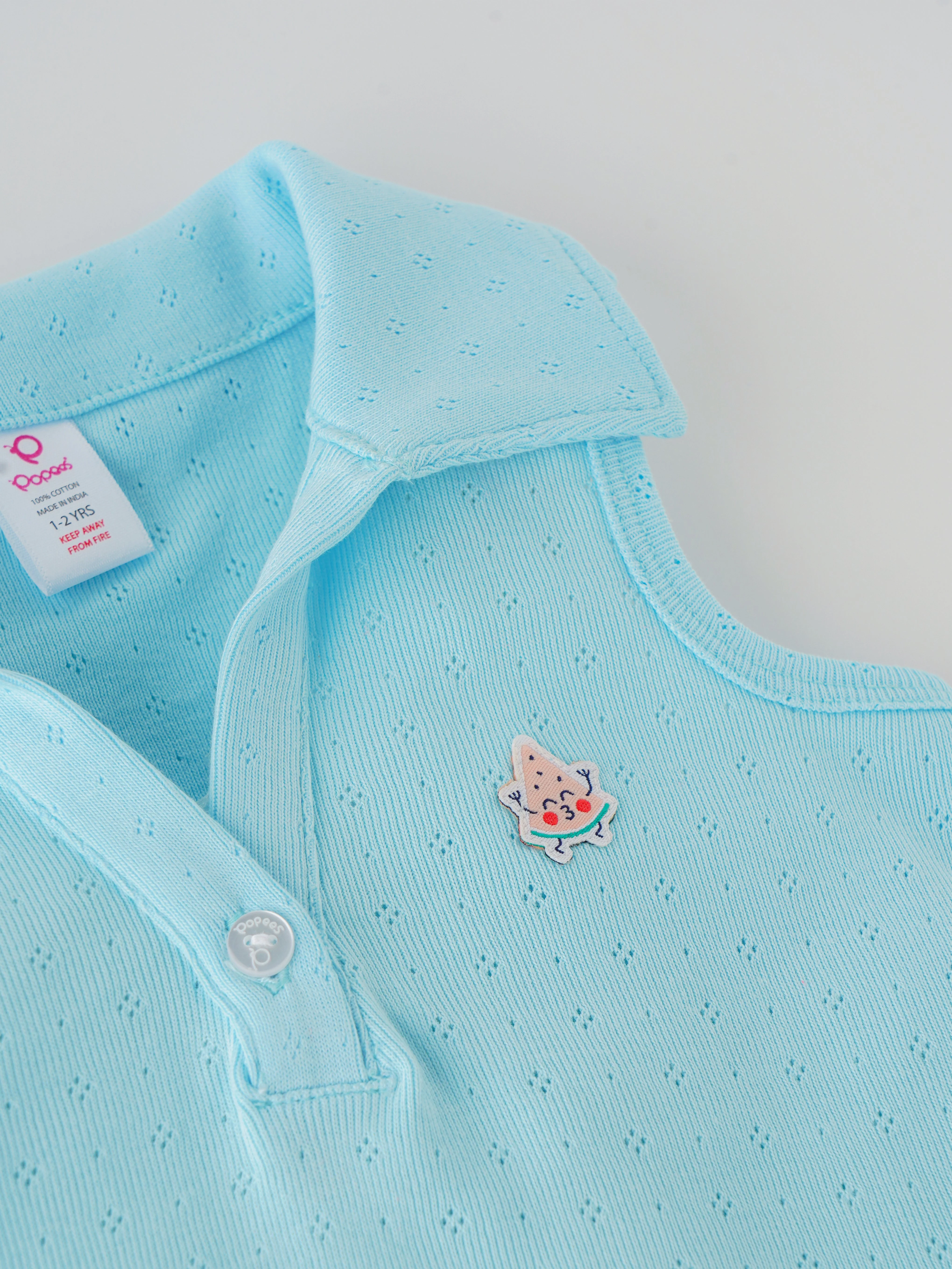 Popees Sleeveless Top with Collar for Girls (1–6 Years) – Fashionable & Comfy Wear - Image 3