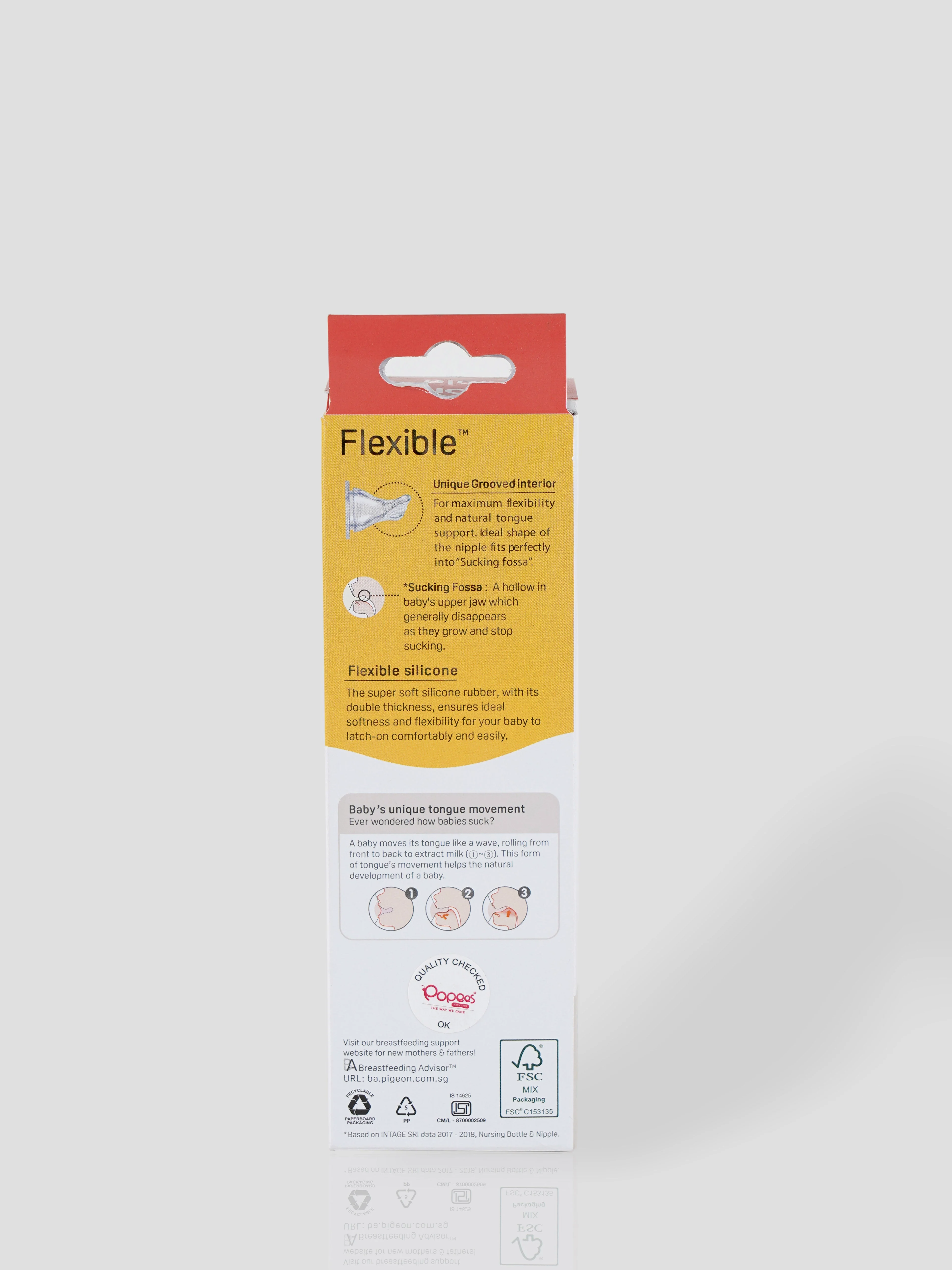 Trendy & Narrow Neck Feeding Bottle- 200ml - Image 4
