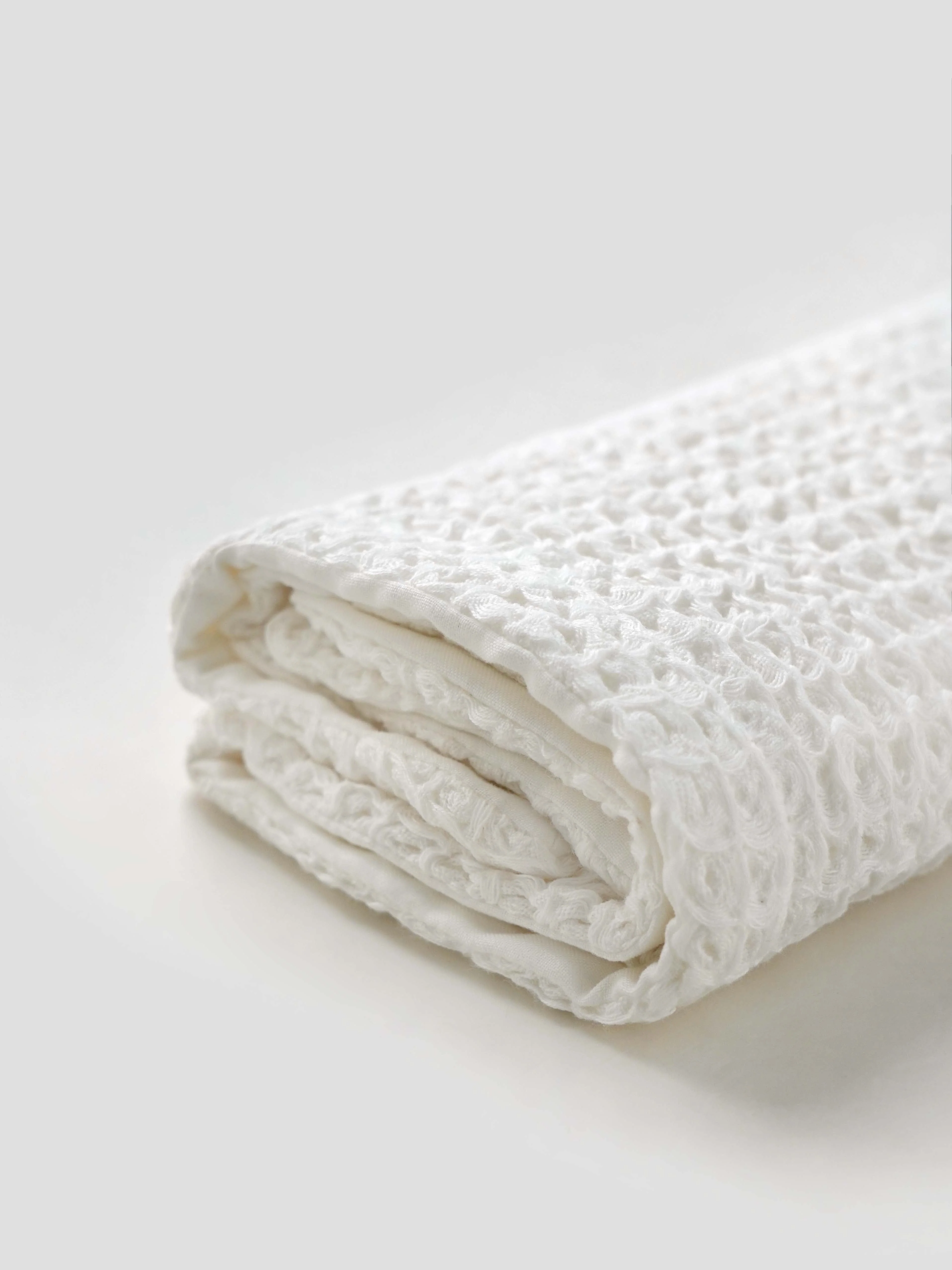 Waffle Weave-Textured Hand Towel for Newborn baby - 60cm X 43cm - Image 2